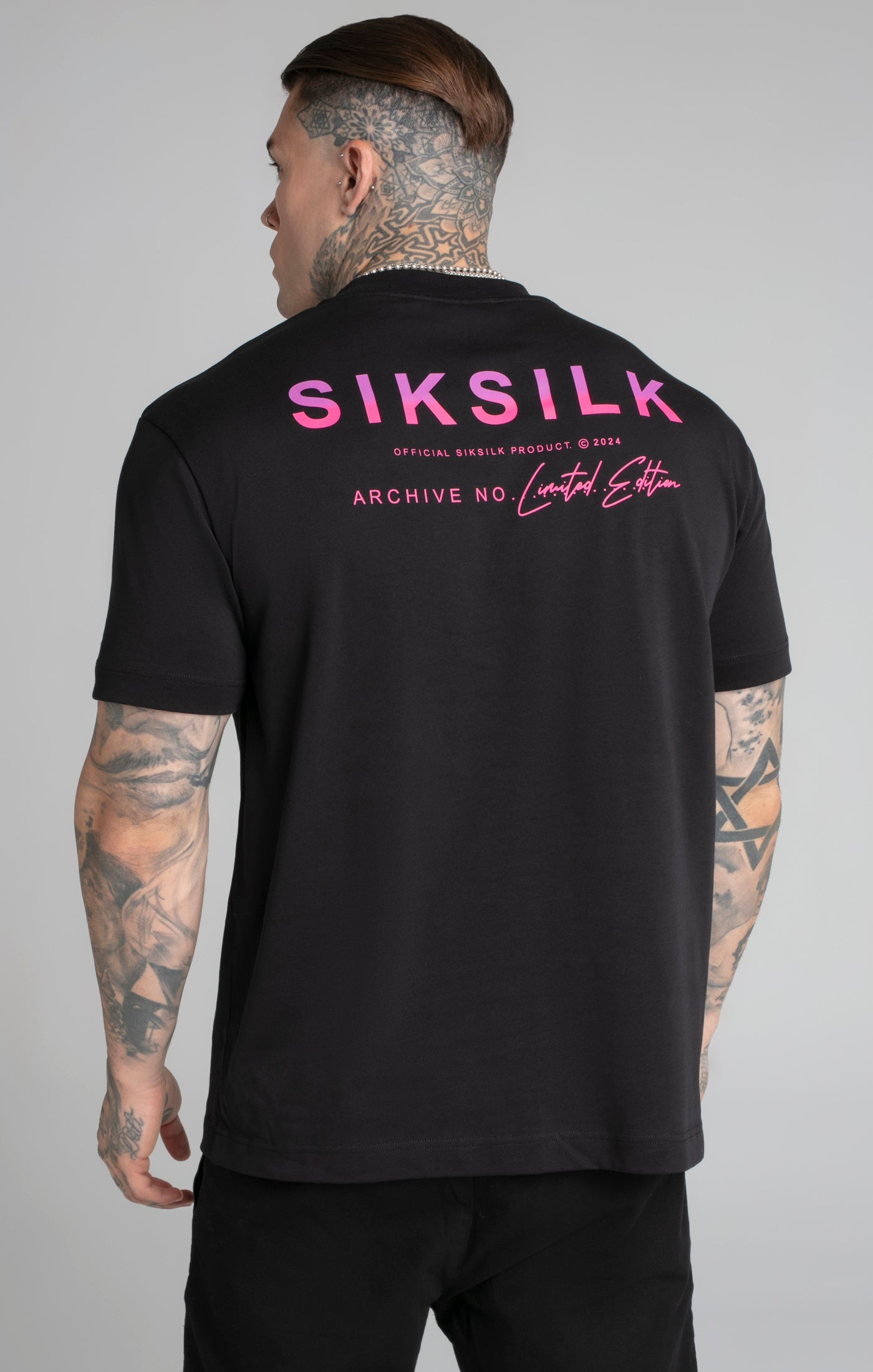 Limited Edition T-Shirt in Black T-Shirts SikSilk   
