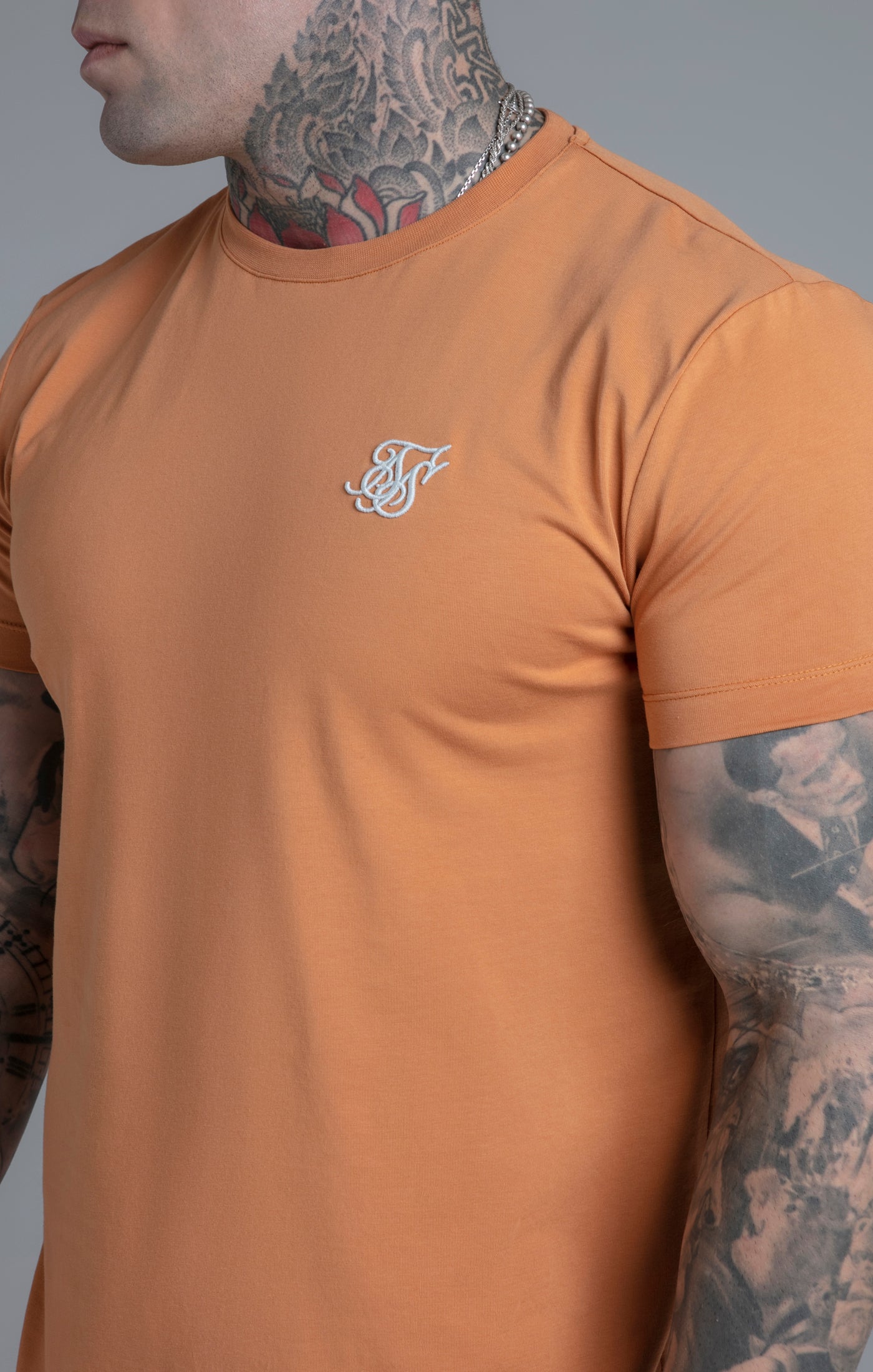 Muscle Fit T-Shirt in Yellow T-Shirts SikSilk   