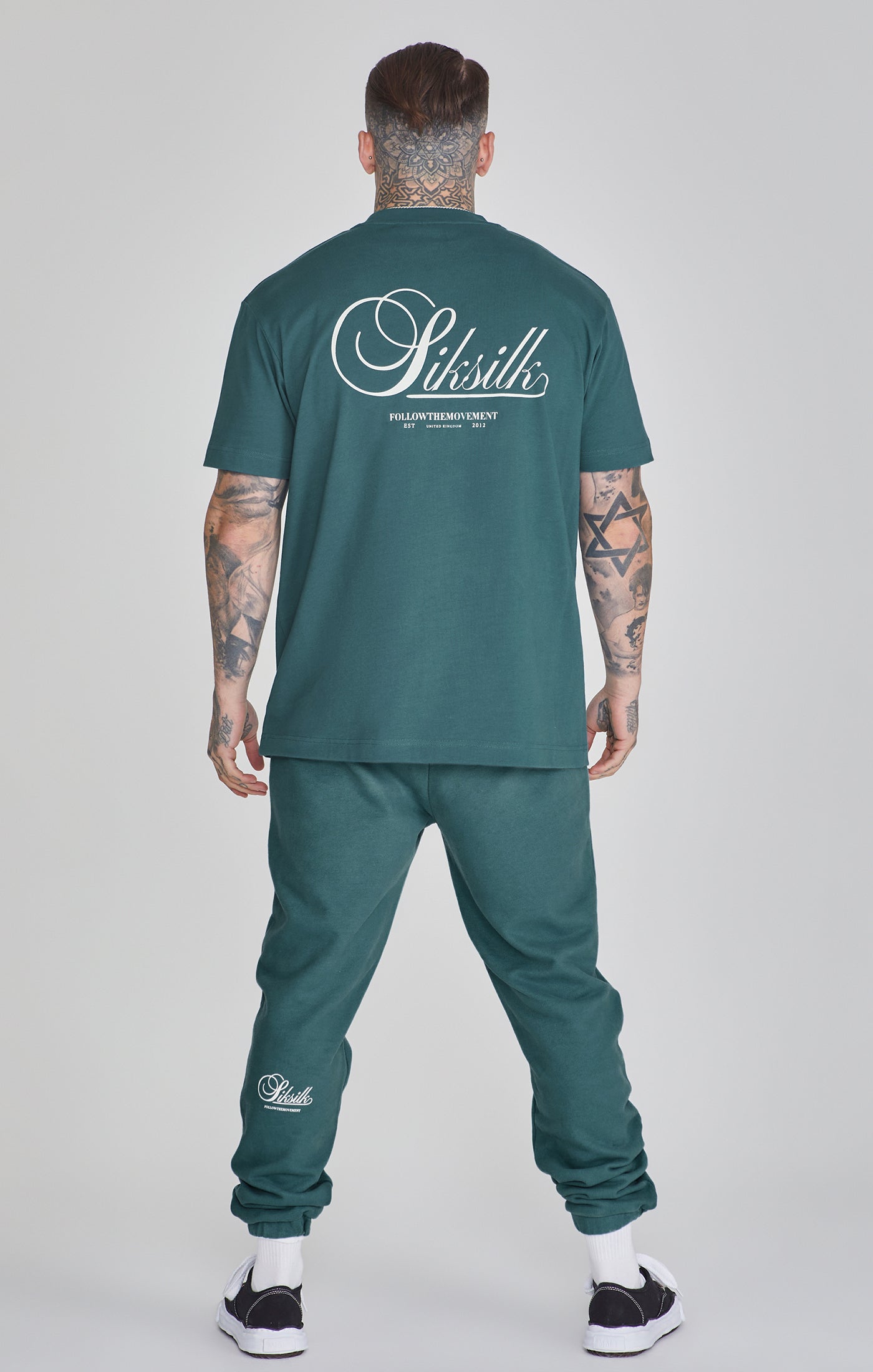 Graphic T-Shirt in Green T-Shirts SikSilk   