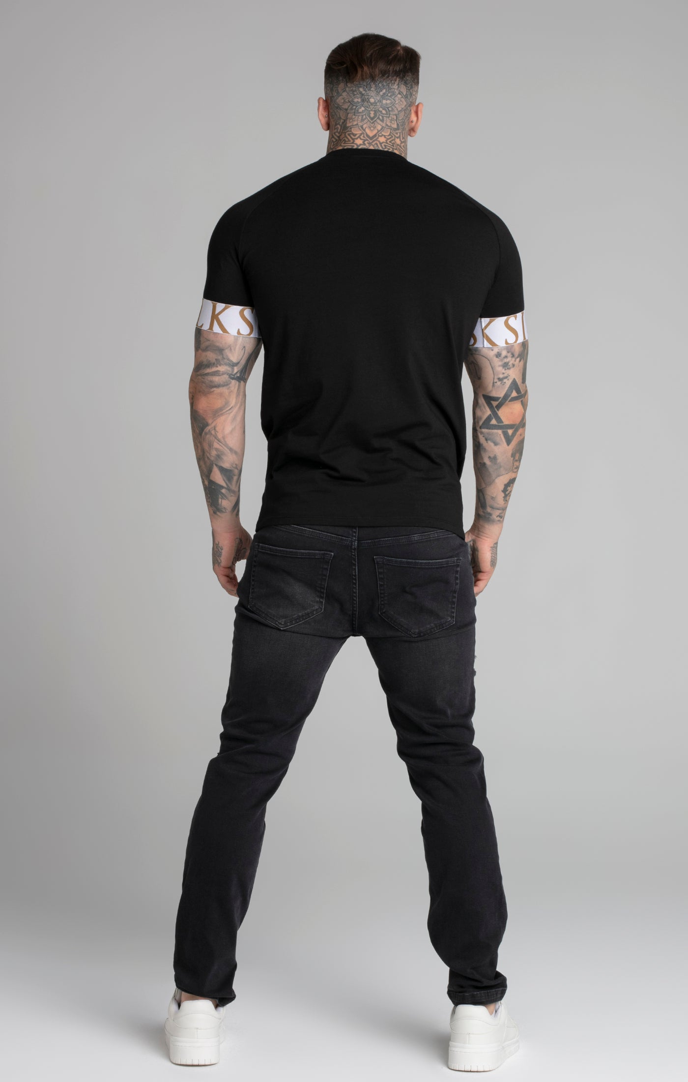 Tech T-Shirt in Black T-Shirts SikSilk   