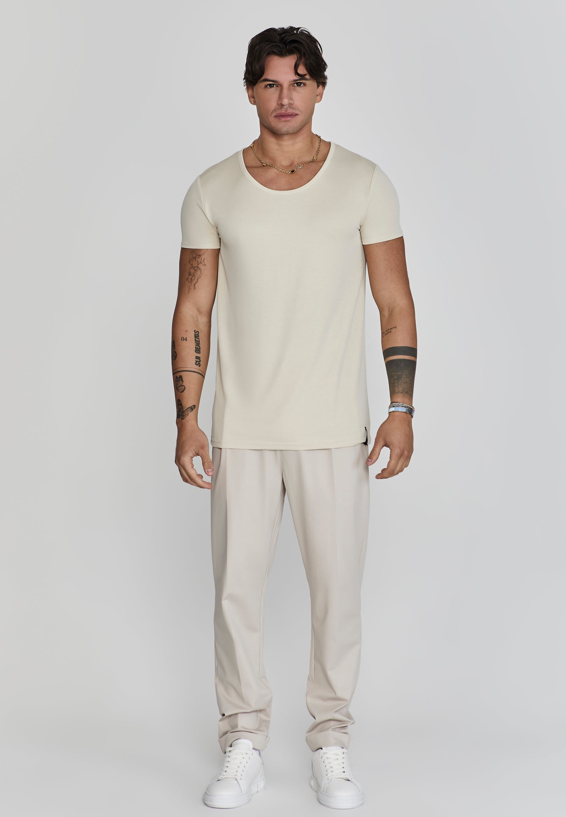 Smart Chino in Beige Hosen SikSilk   