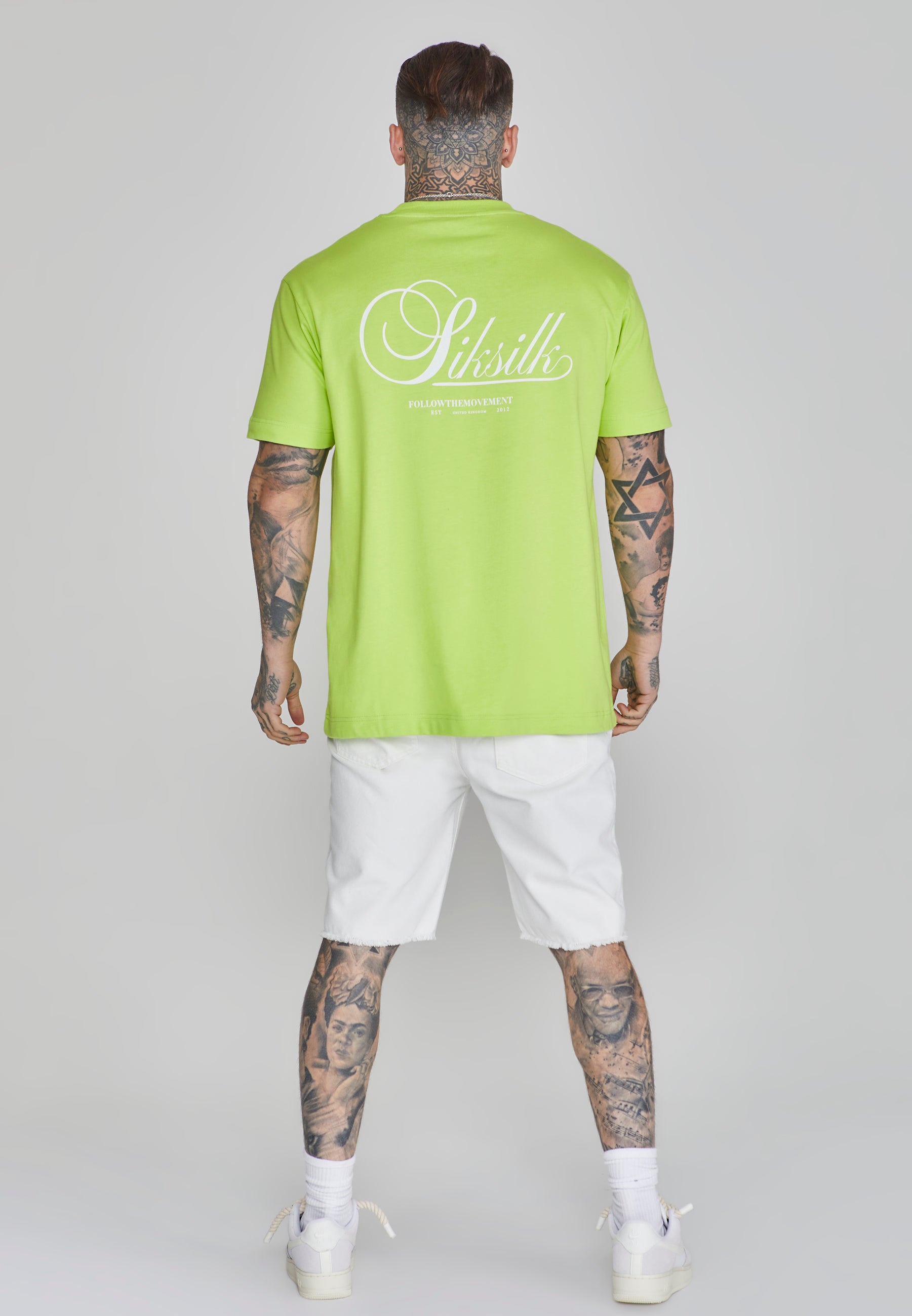 Denim Shorts in White Jeansshorts SikSilk   