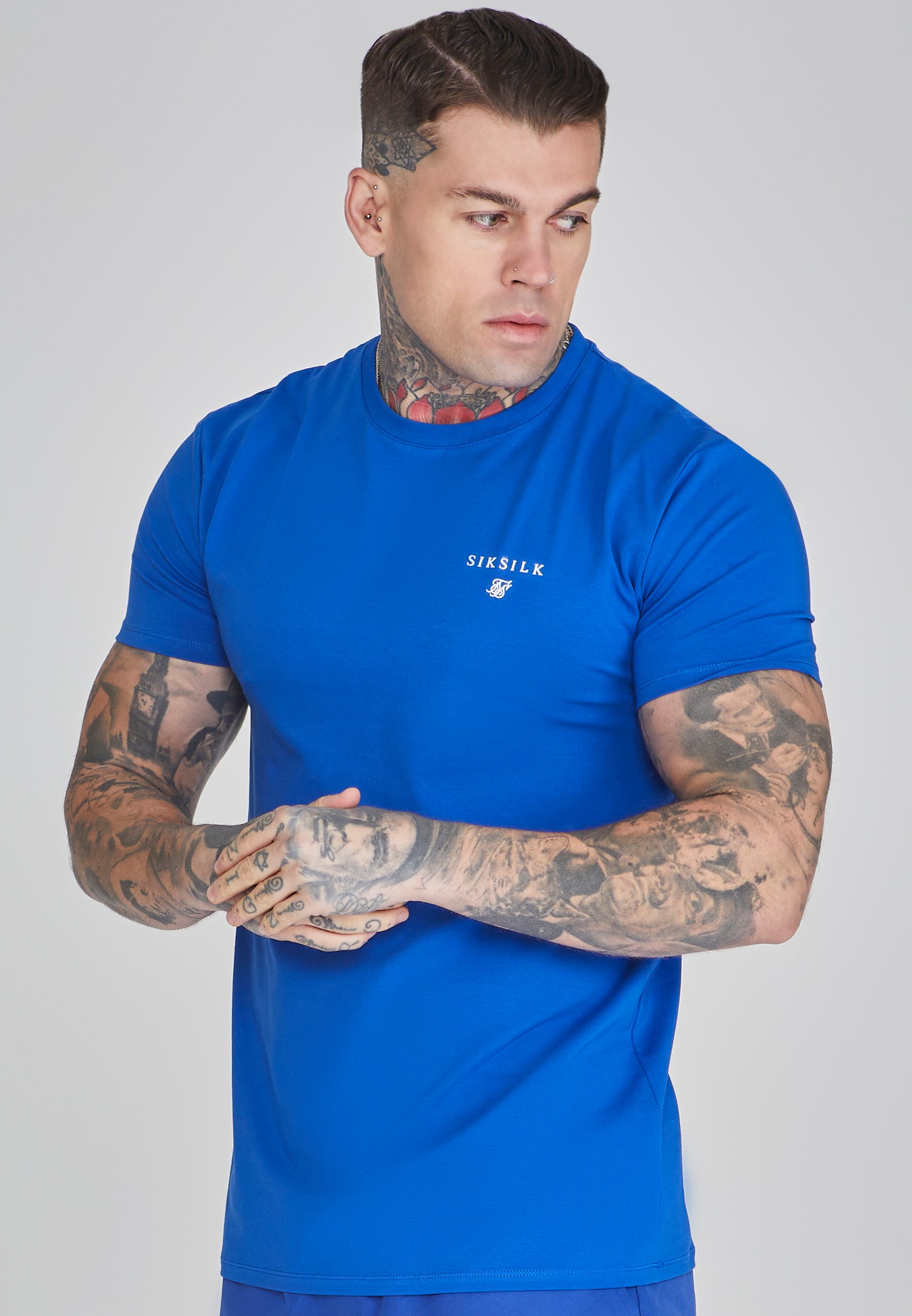 Muscle Fit T-Shirt in Blue