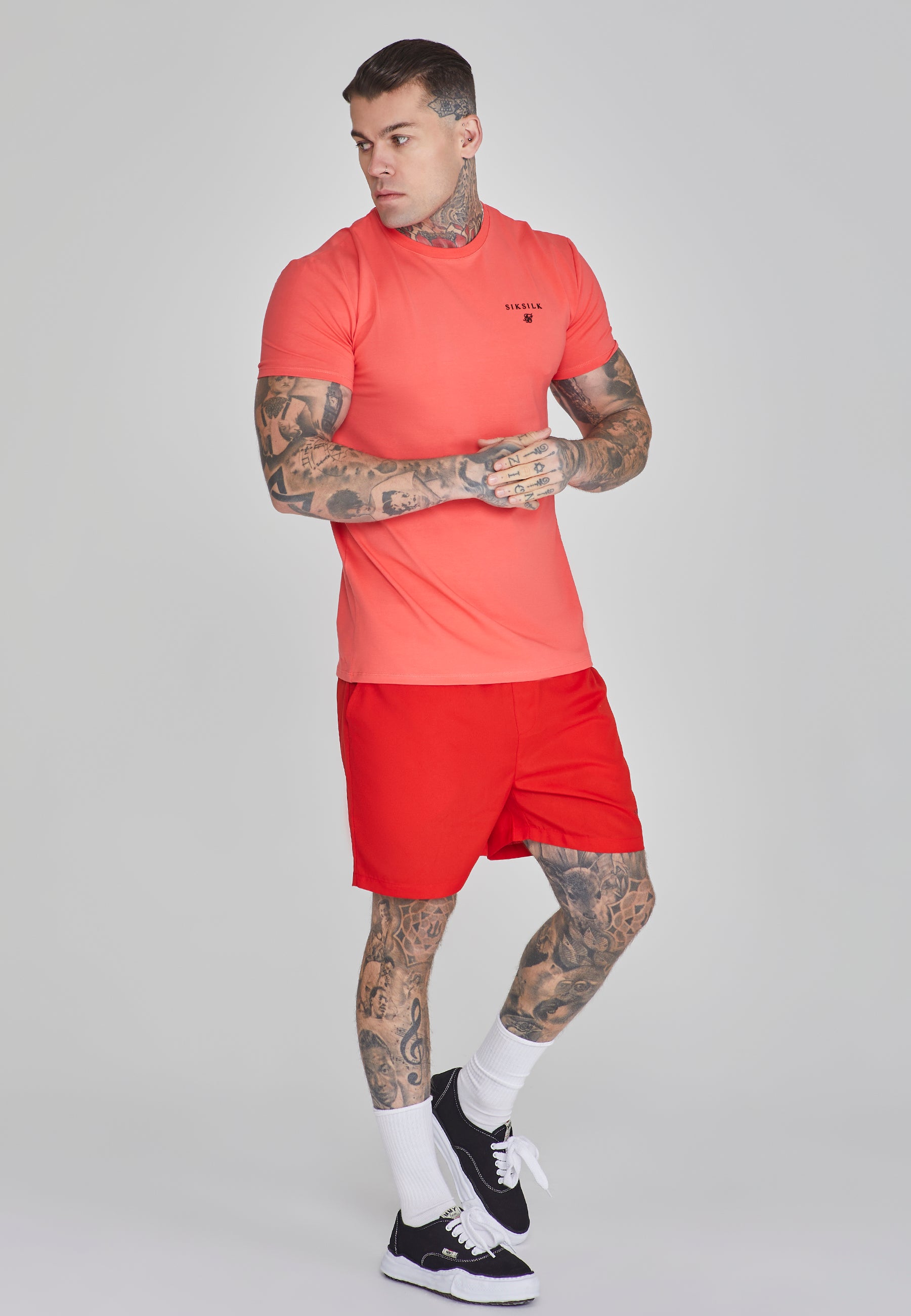 Swim Shorts in Coral Badehosen SikSilk   