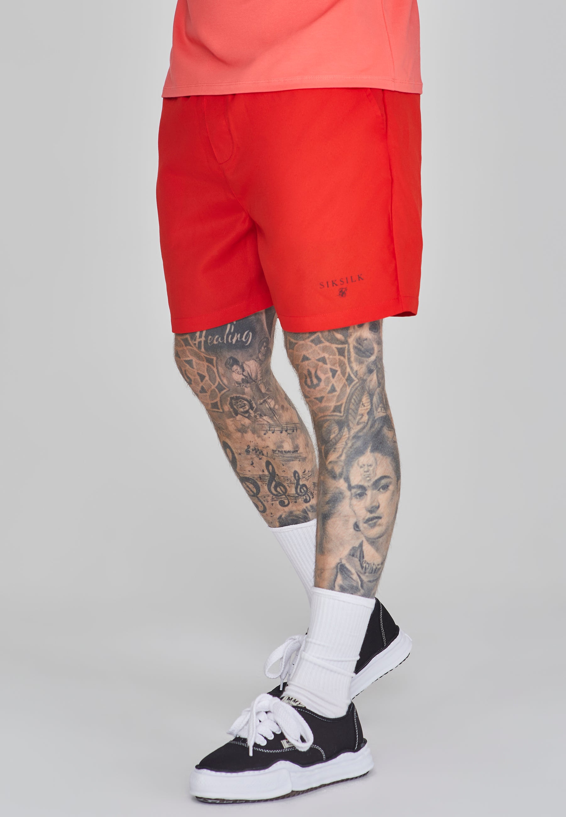 Swim Shorts in Coral Badehosen SikSilk   