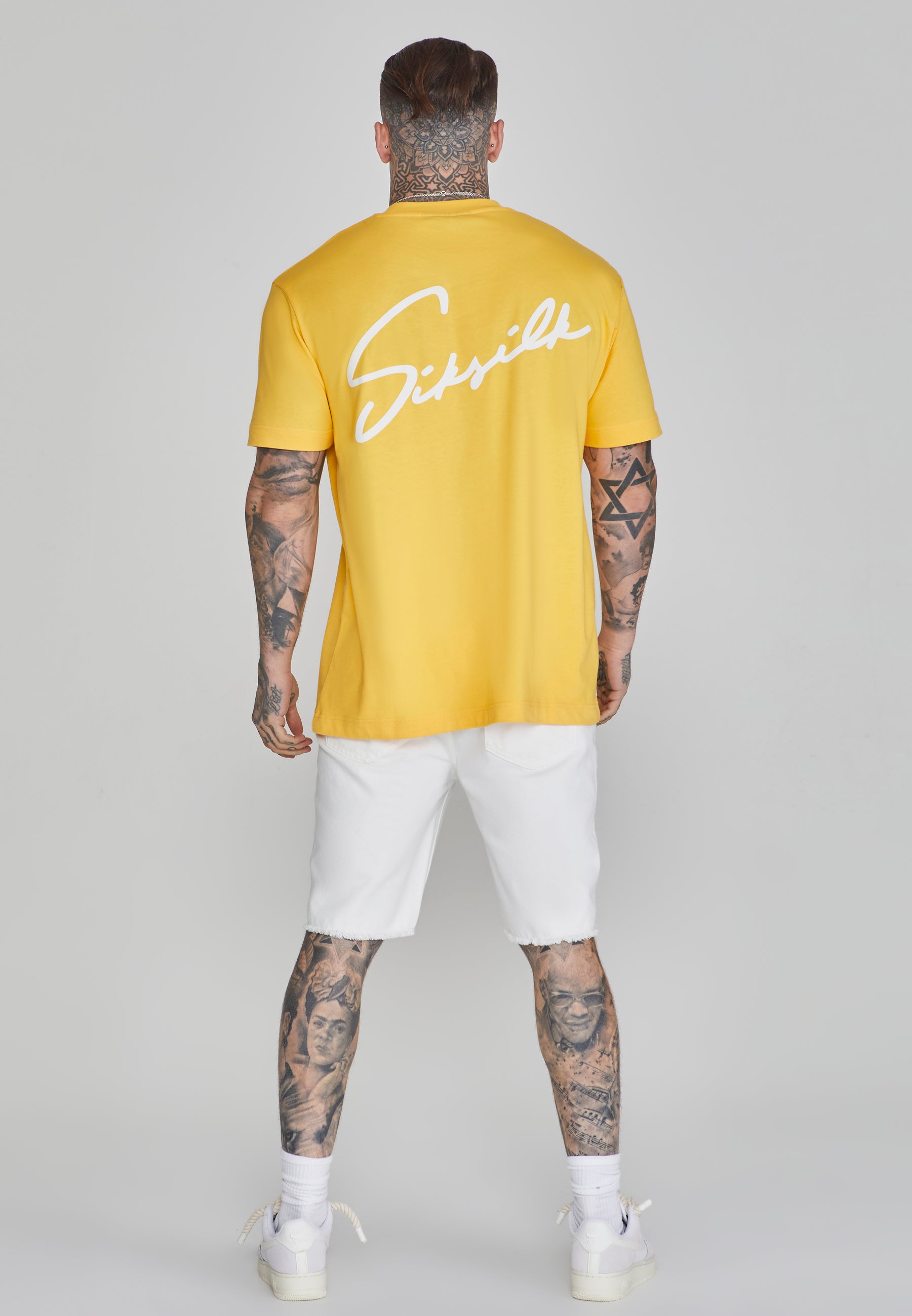Script T-Shirt in Yellow