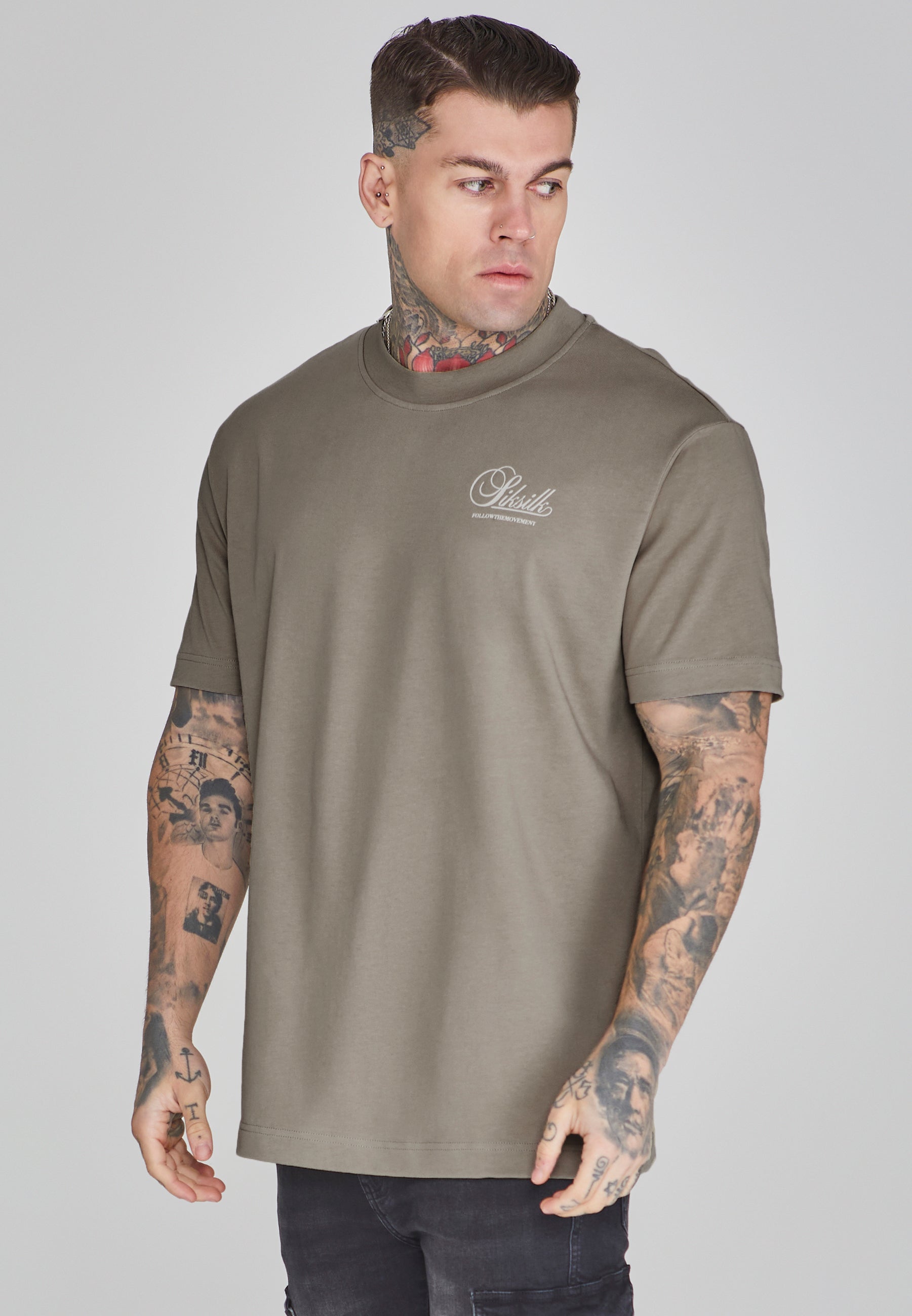 Graphic T-Shirt in Khaki