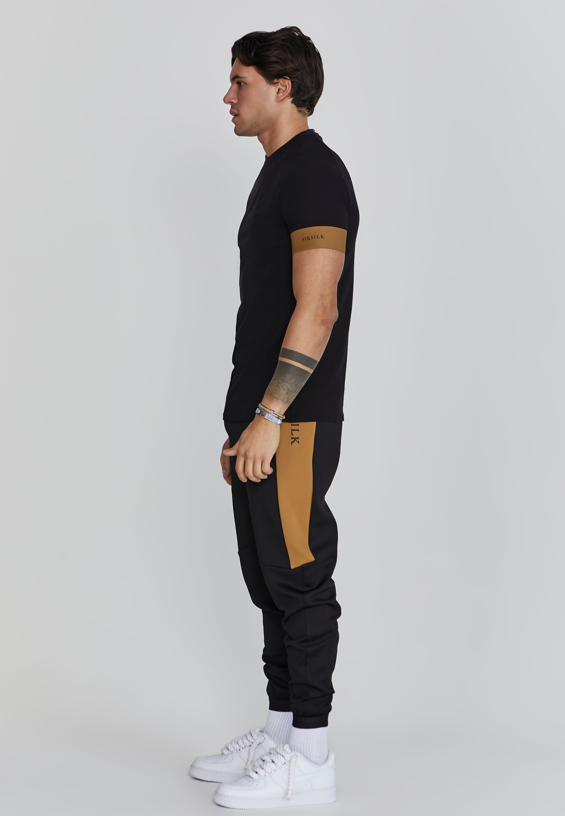 Tech T-Shirt in Black T-Shirts SikSilk   