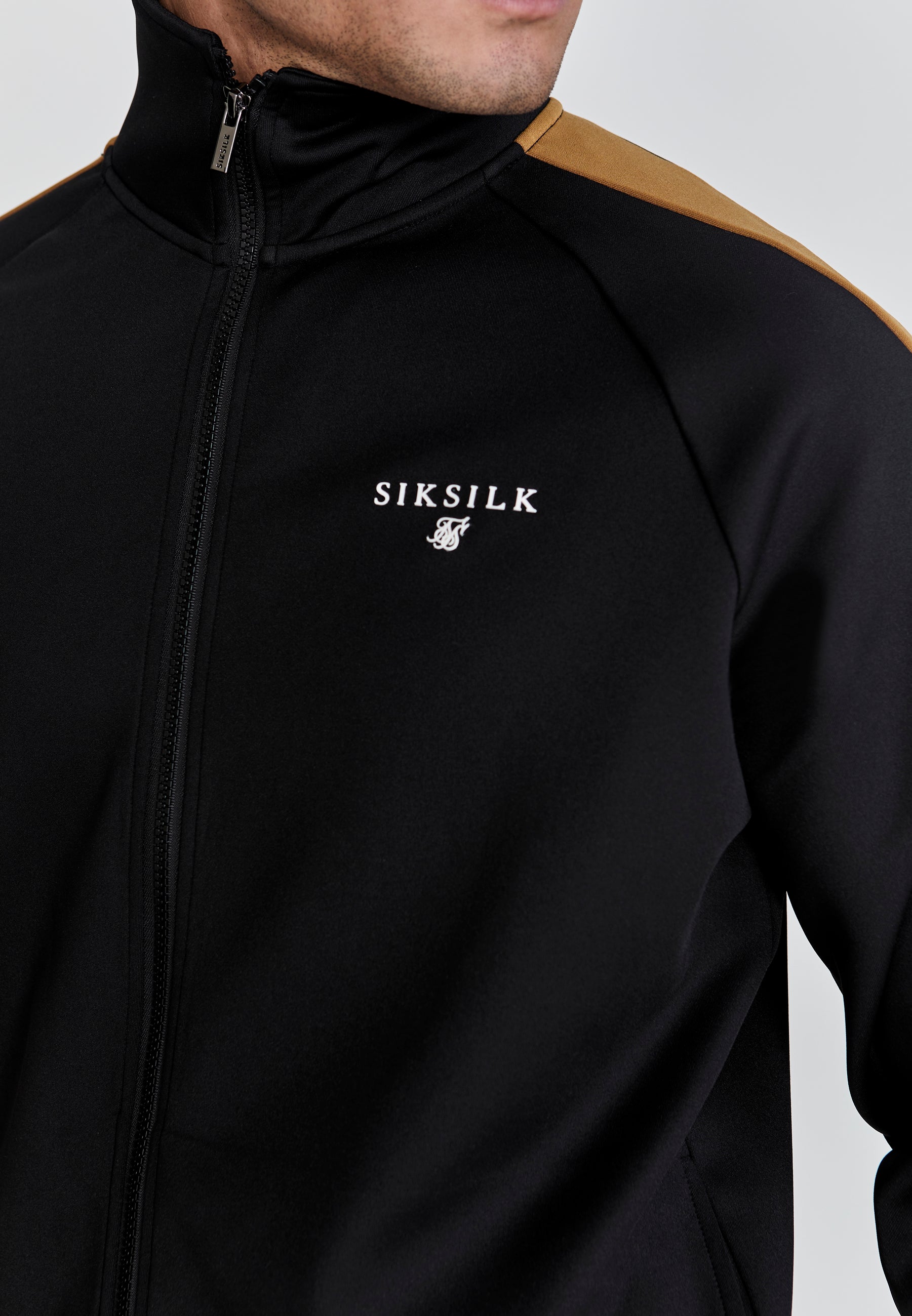 Track Top in Black Sweatjacken SikSilk   