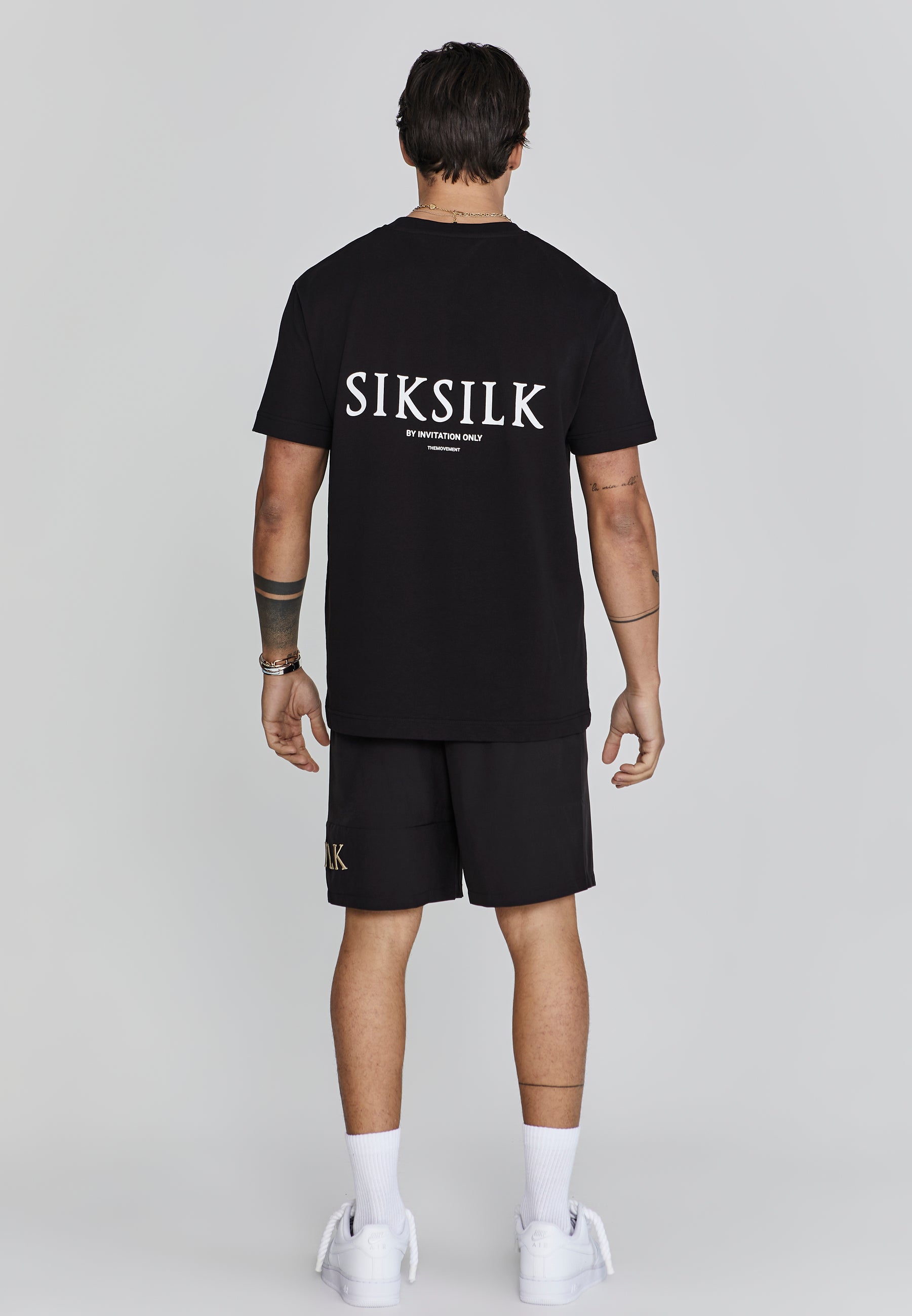 Swim Shorts in Black Badehosen SikSilk   