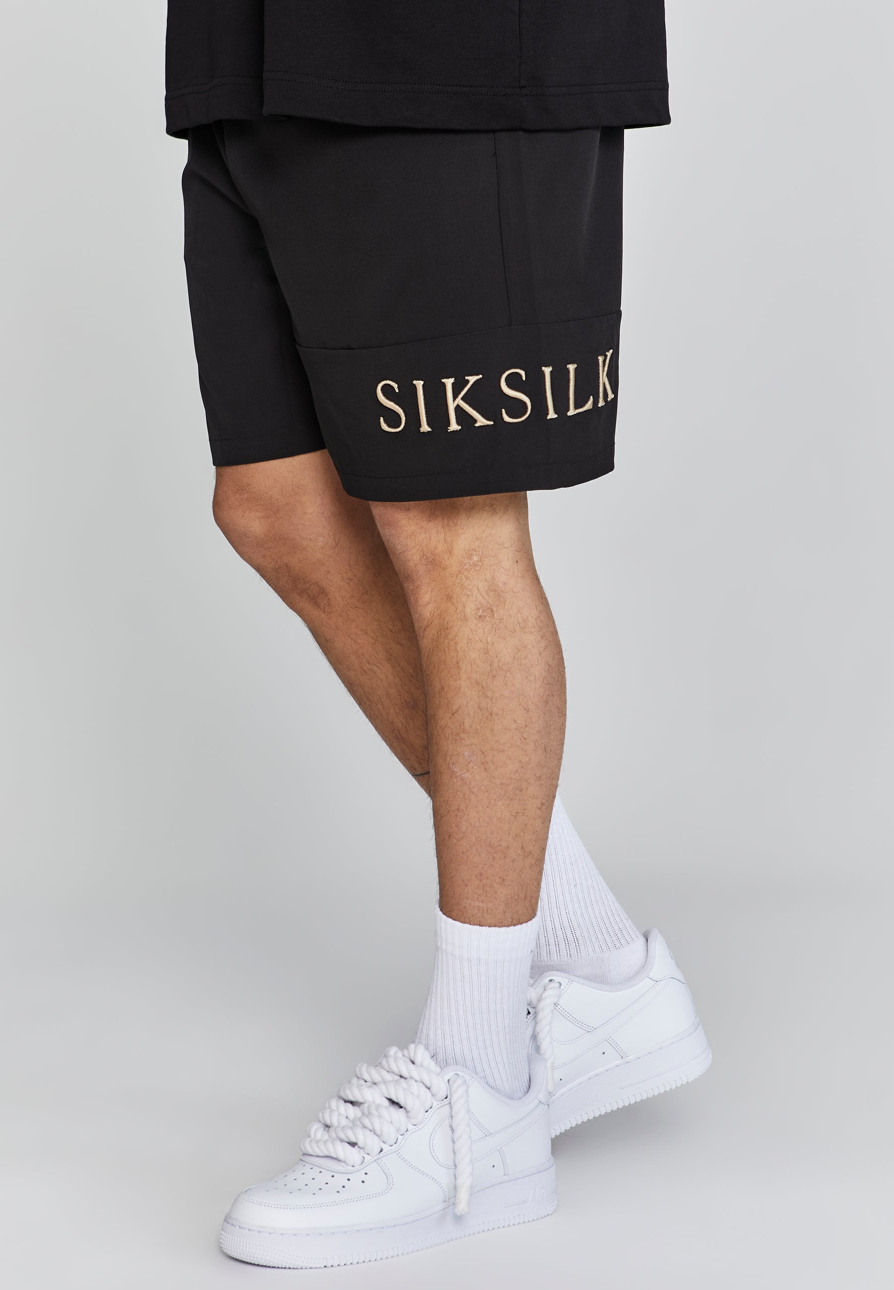 Swim Shorts in Black Badehosen SikSilk   