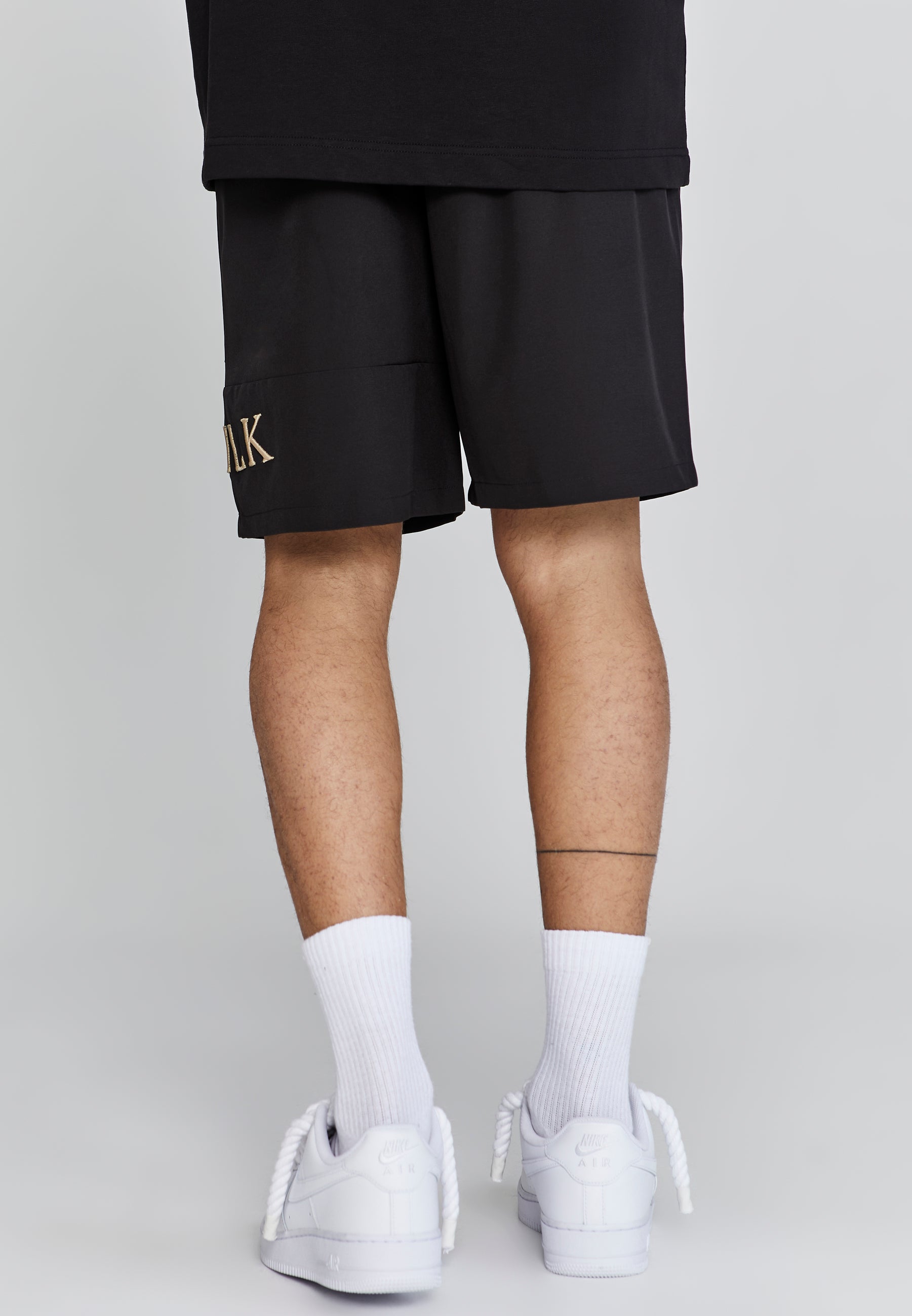 Swim Shorts in Black Badehosen SikSilk   