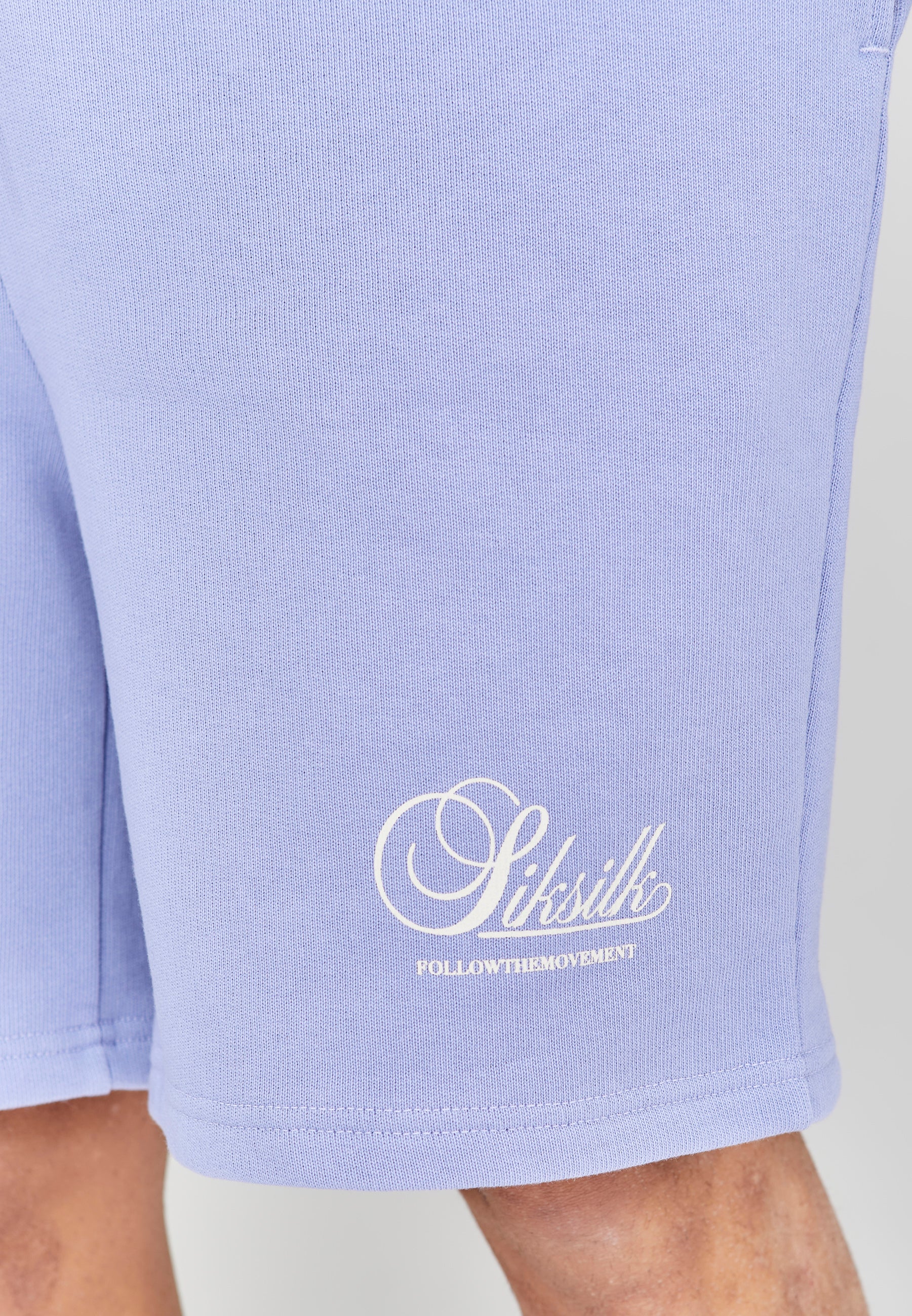 Logo Shorts in Purple Shorts SikSilk   