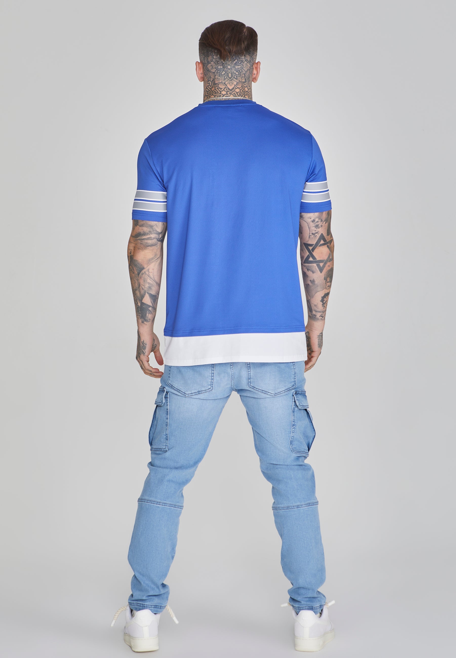 Sports T-Shirt in Blue T-Shirts SikSilk   