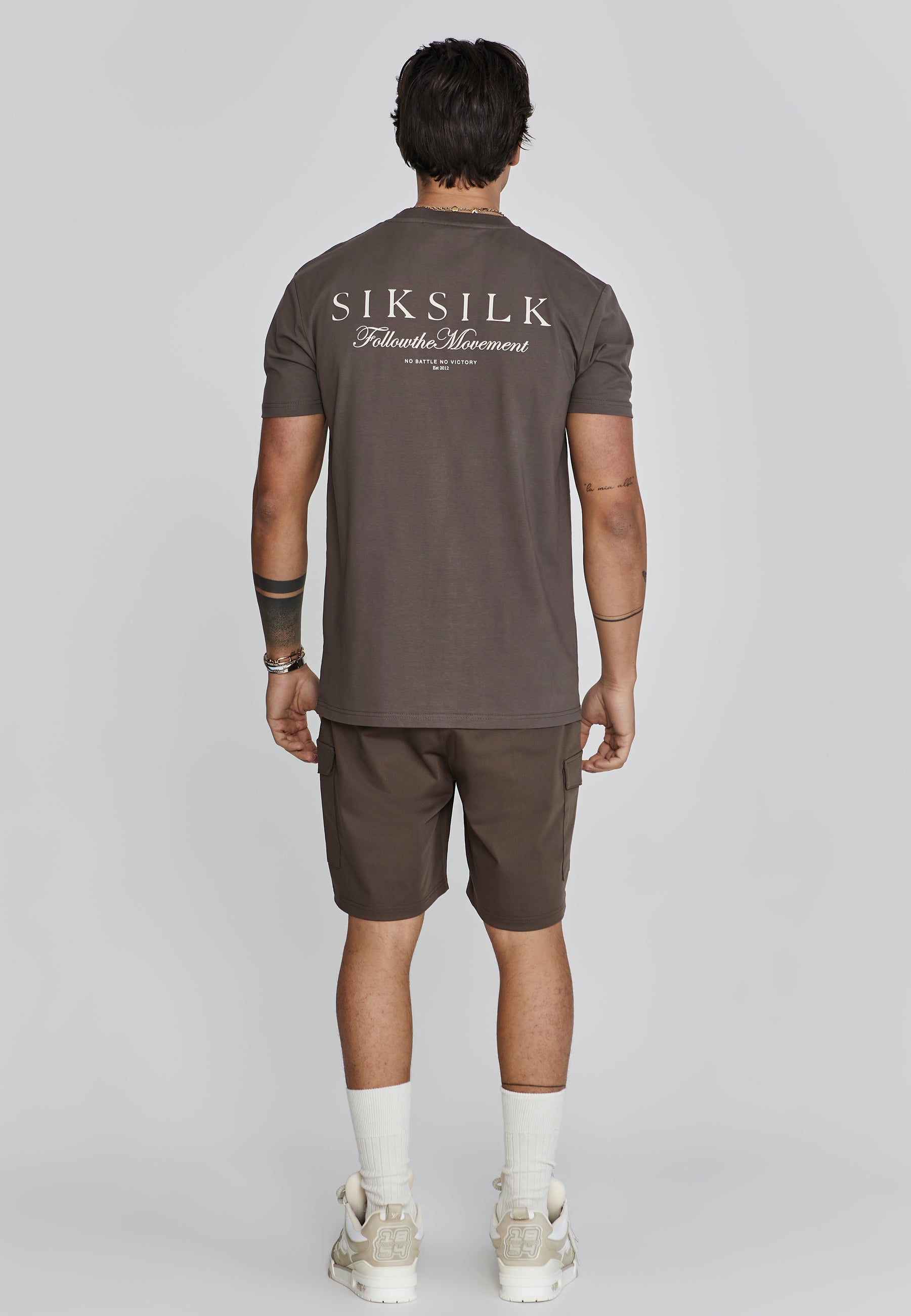 Cargo Shorts in Brown Shorts SikSilk   