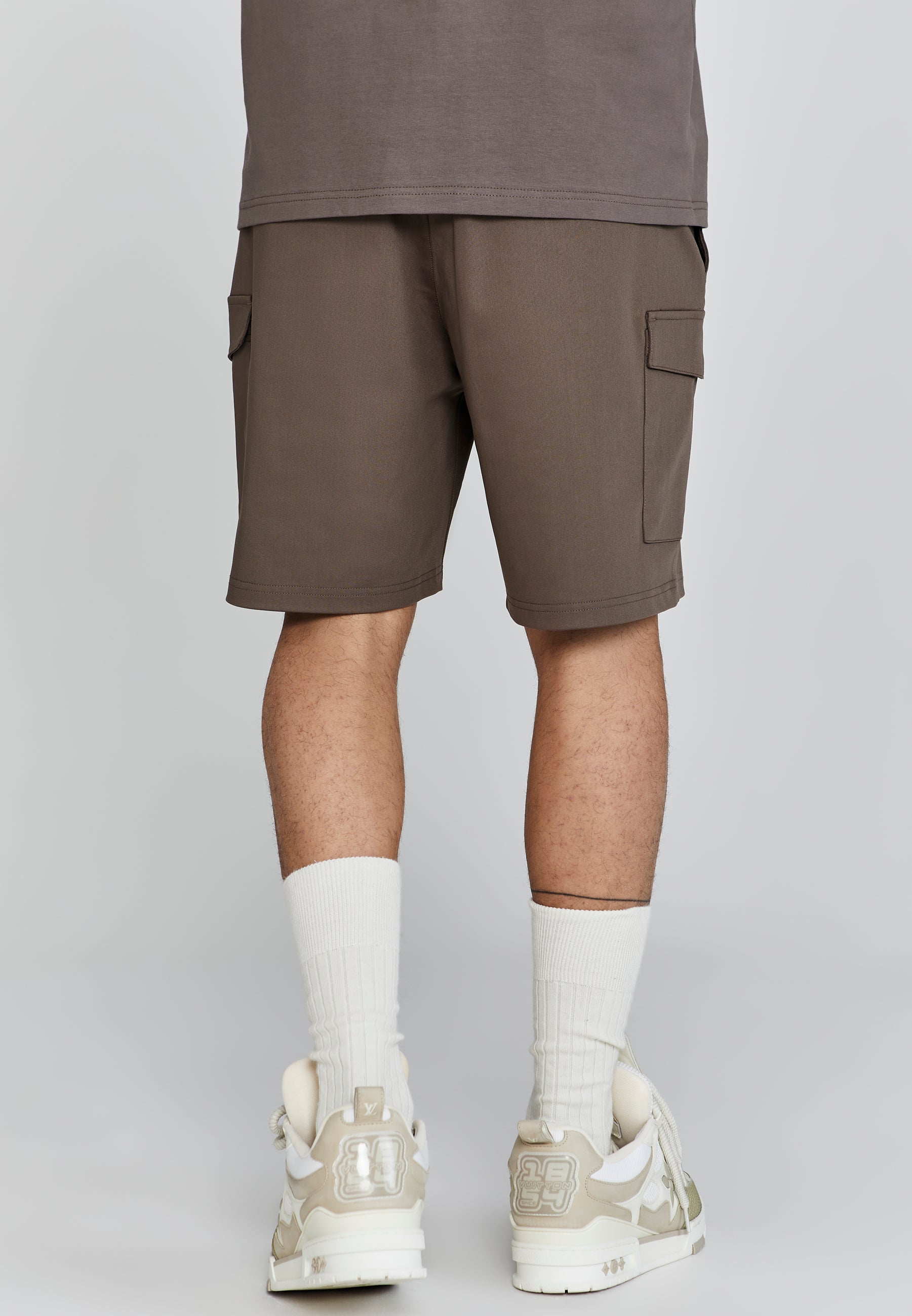 Cargo Shorts in Brown Shorts SikSilk   