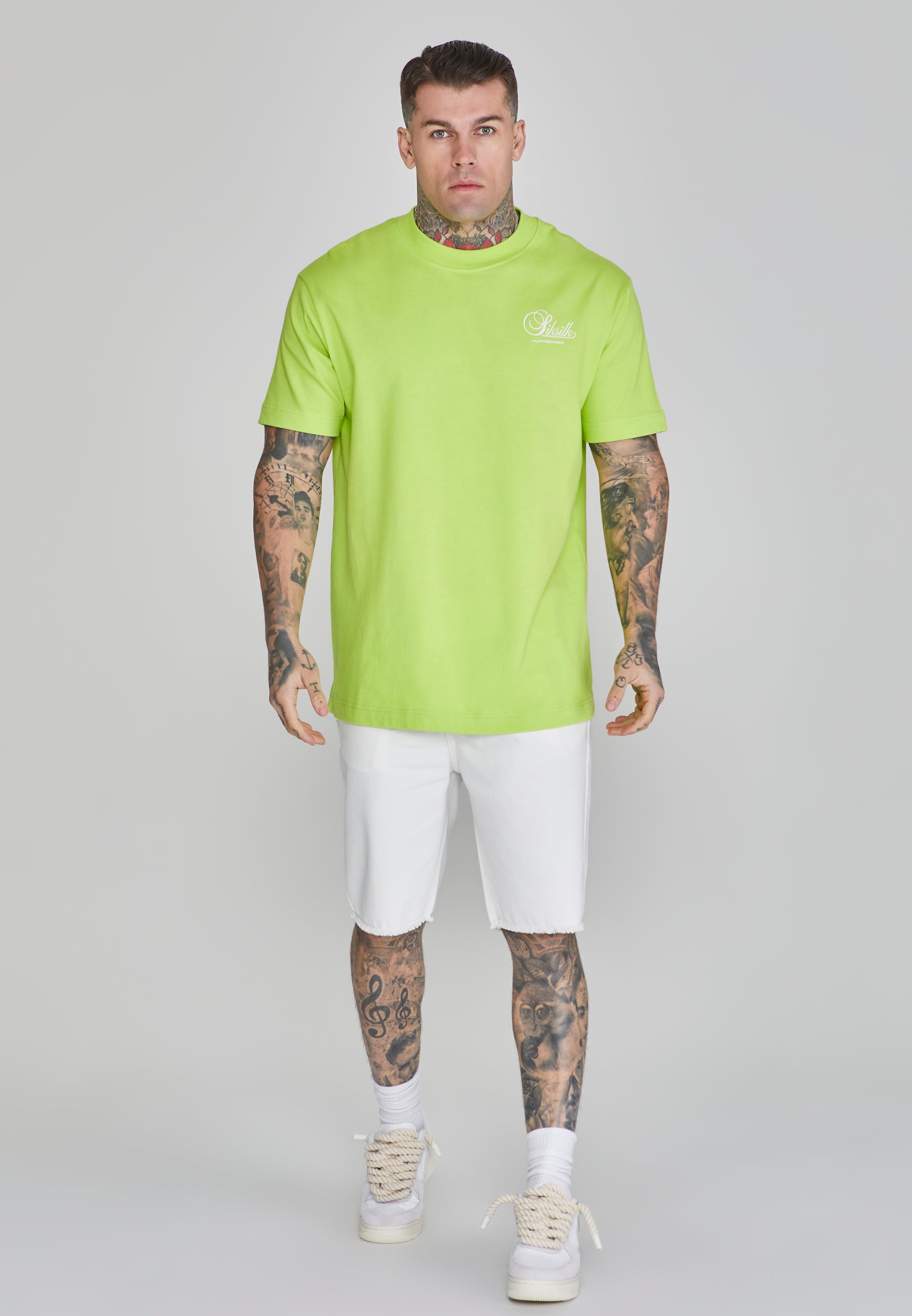 Graphic T-Shirt in Green T-Shirts SikSilk   