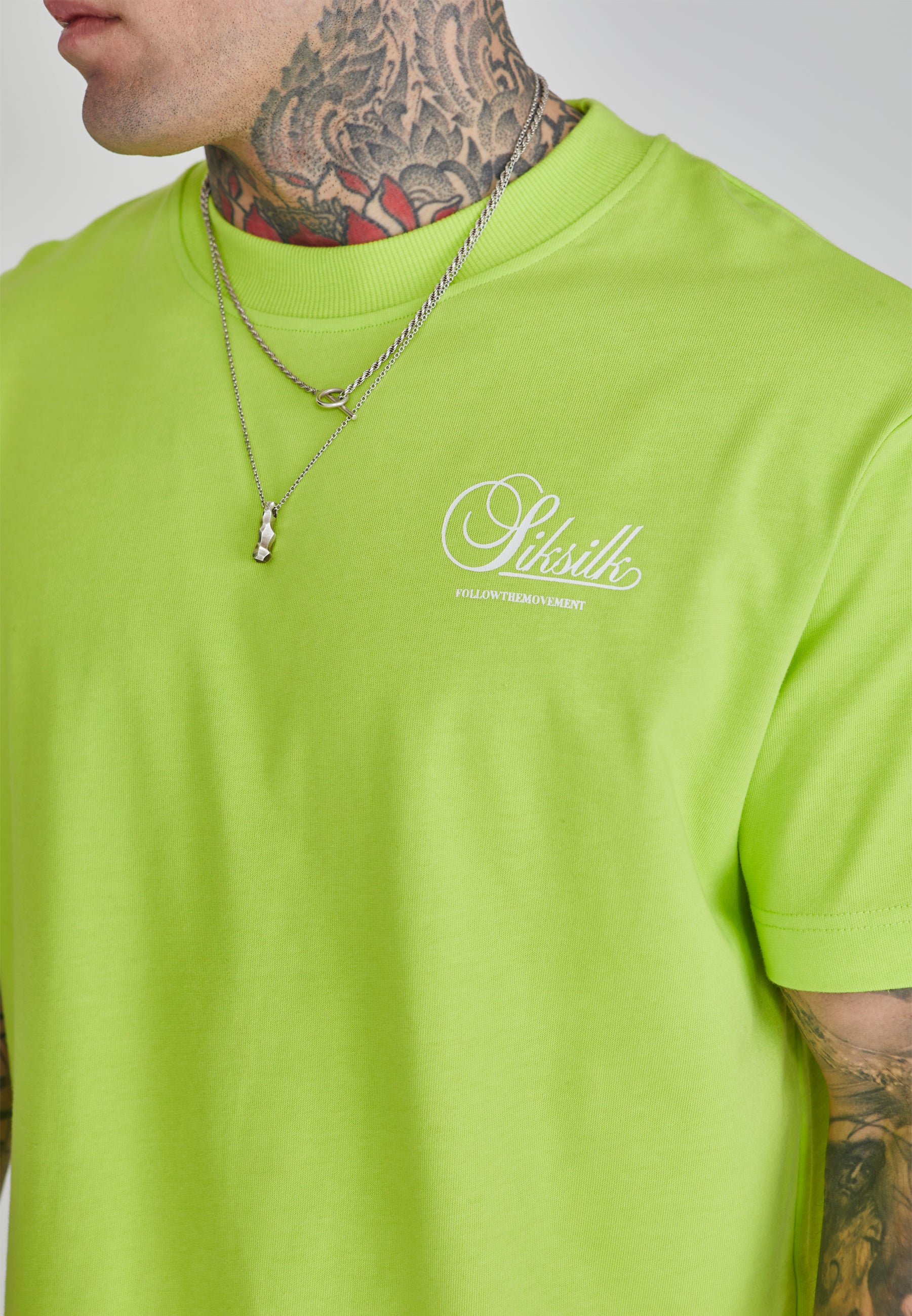 Graphic T-Shirt in Green T-Shirts SikSilk   