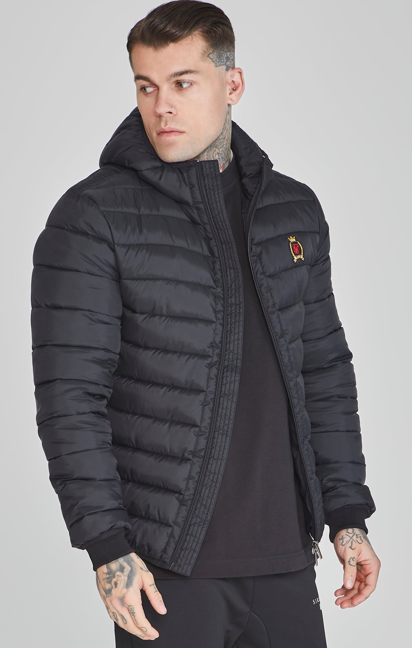 Bubble Jacket in Black Jacken SikSilk   