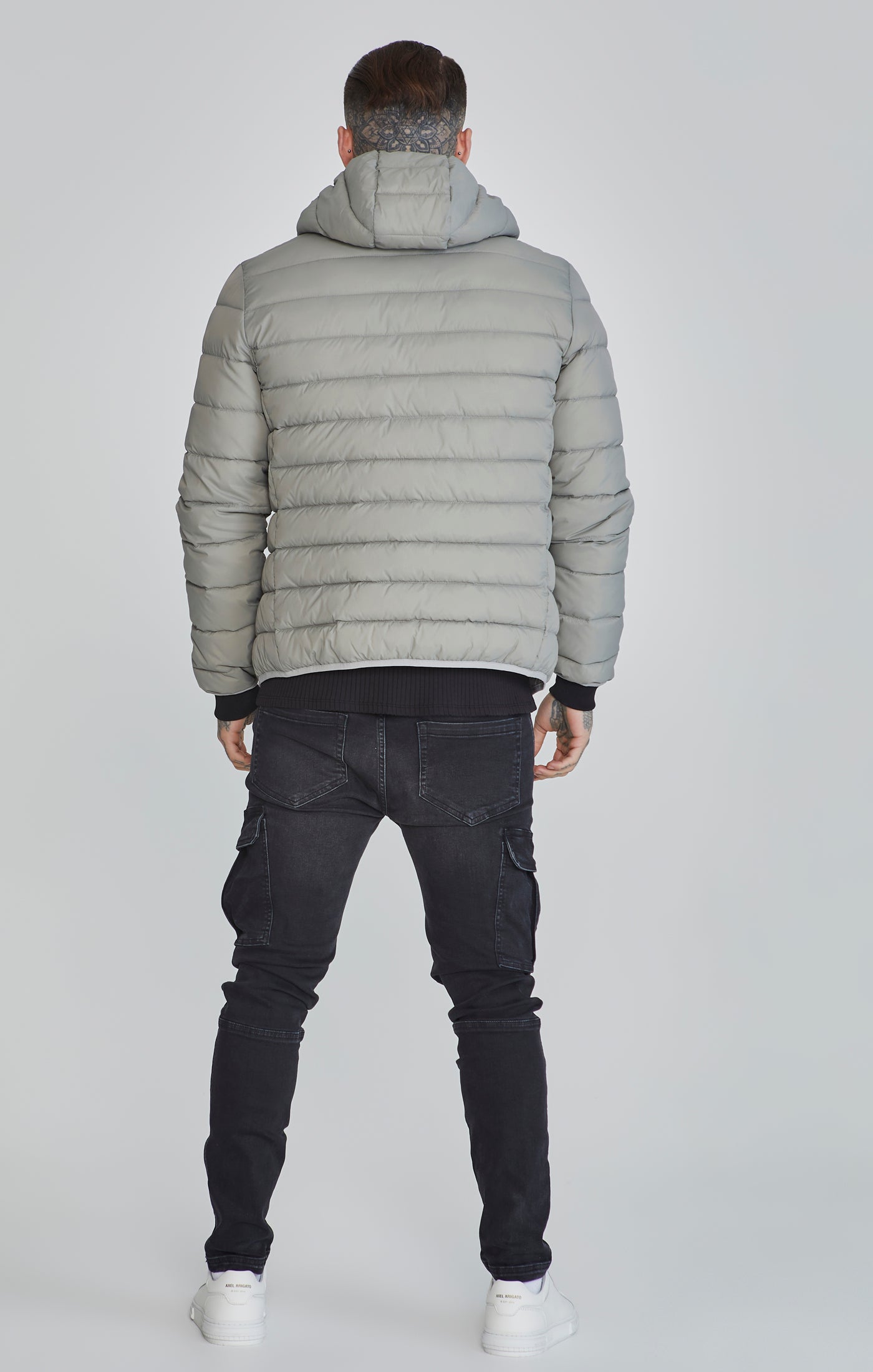 Bubble Jacket in Grey Jacken SikSilk   