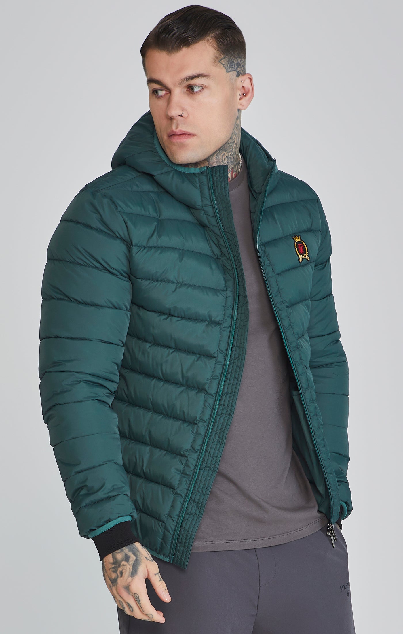 Bubble Jacket in Green Jacken SikSilk   