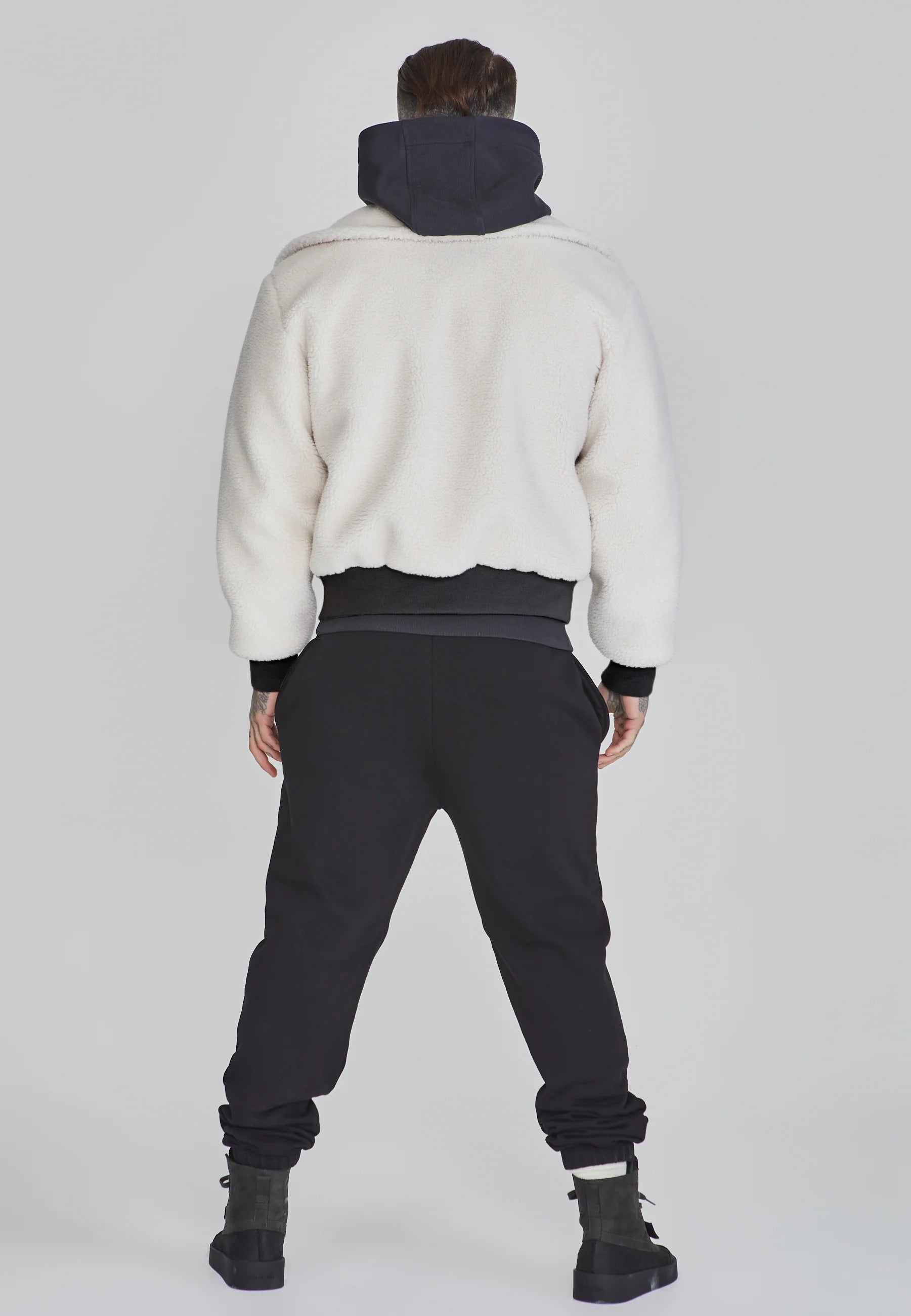 Bomber Jacket in Ecru Jacken SikSilk