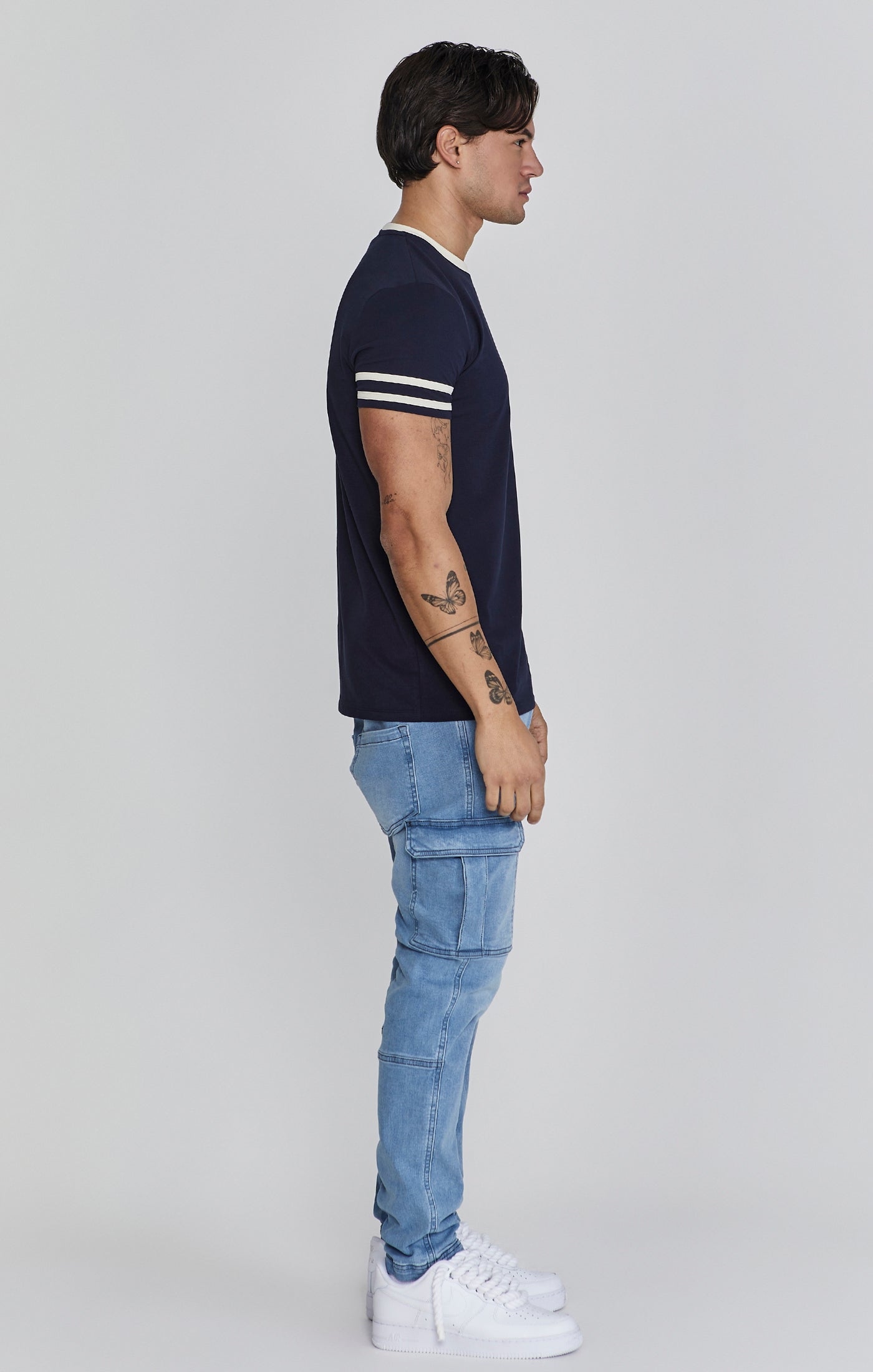 Tournament T-Shirt in Navy T-Shirts SikSilk   