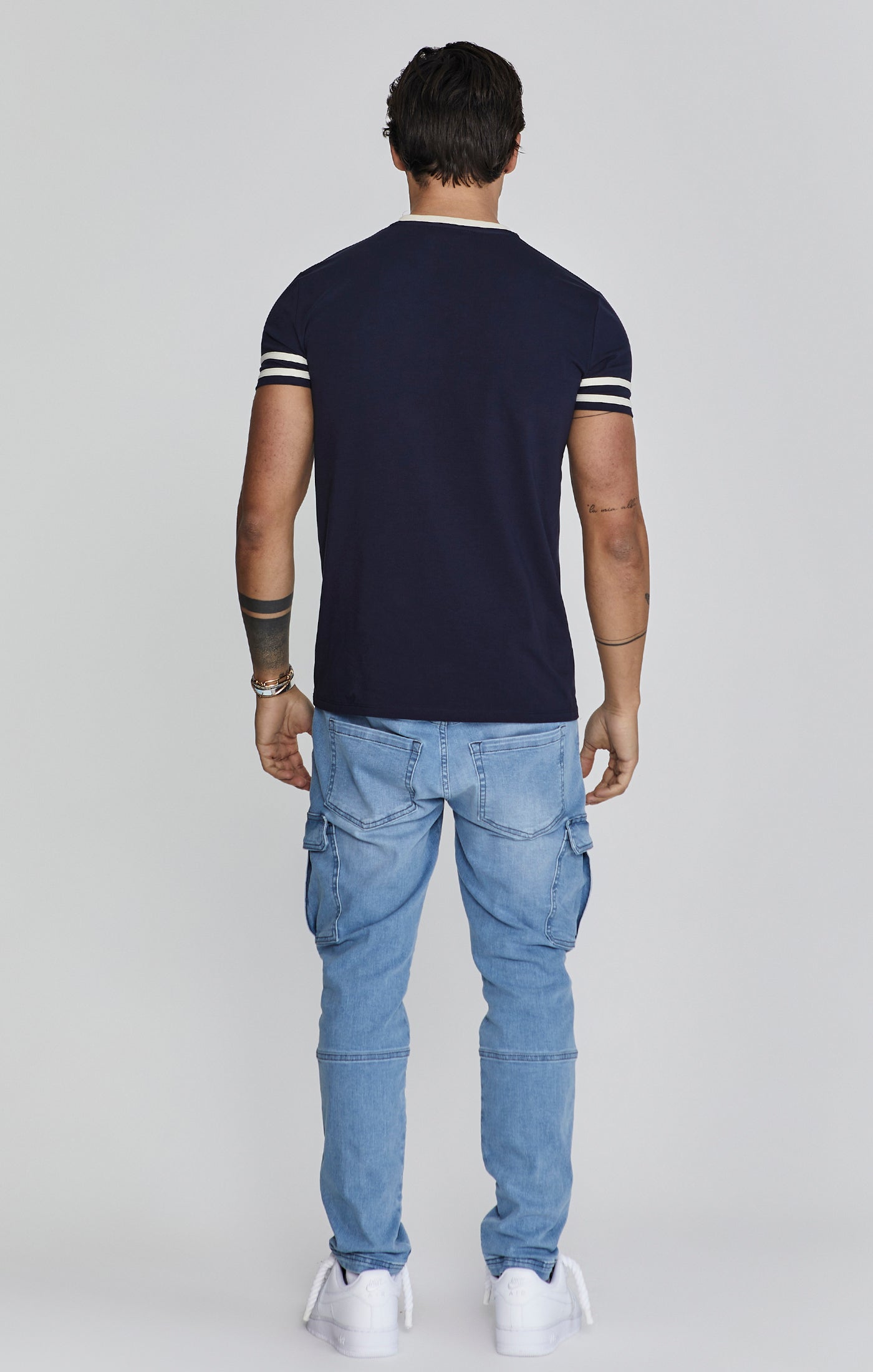 Tournament T-Shirt in Navy T-Shirts SikSilk   