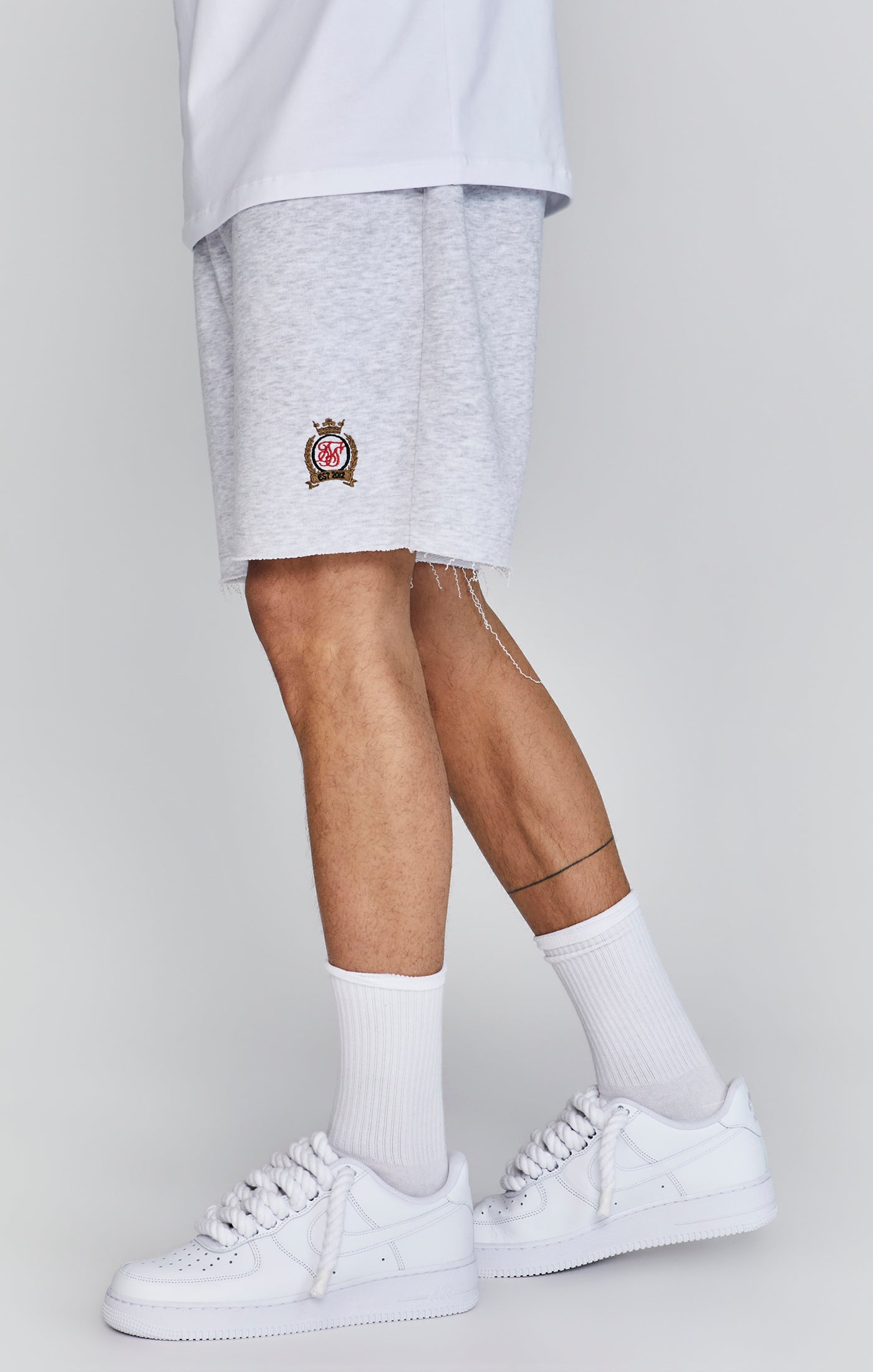 Shorts in Grey Marl Shorts SikSilk   