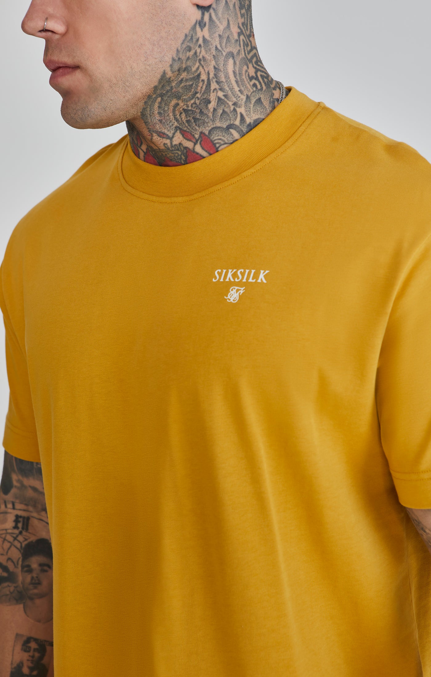 Graphic T-Shirt in Yellow T-Shirts SikSilk   