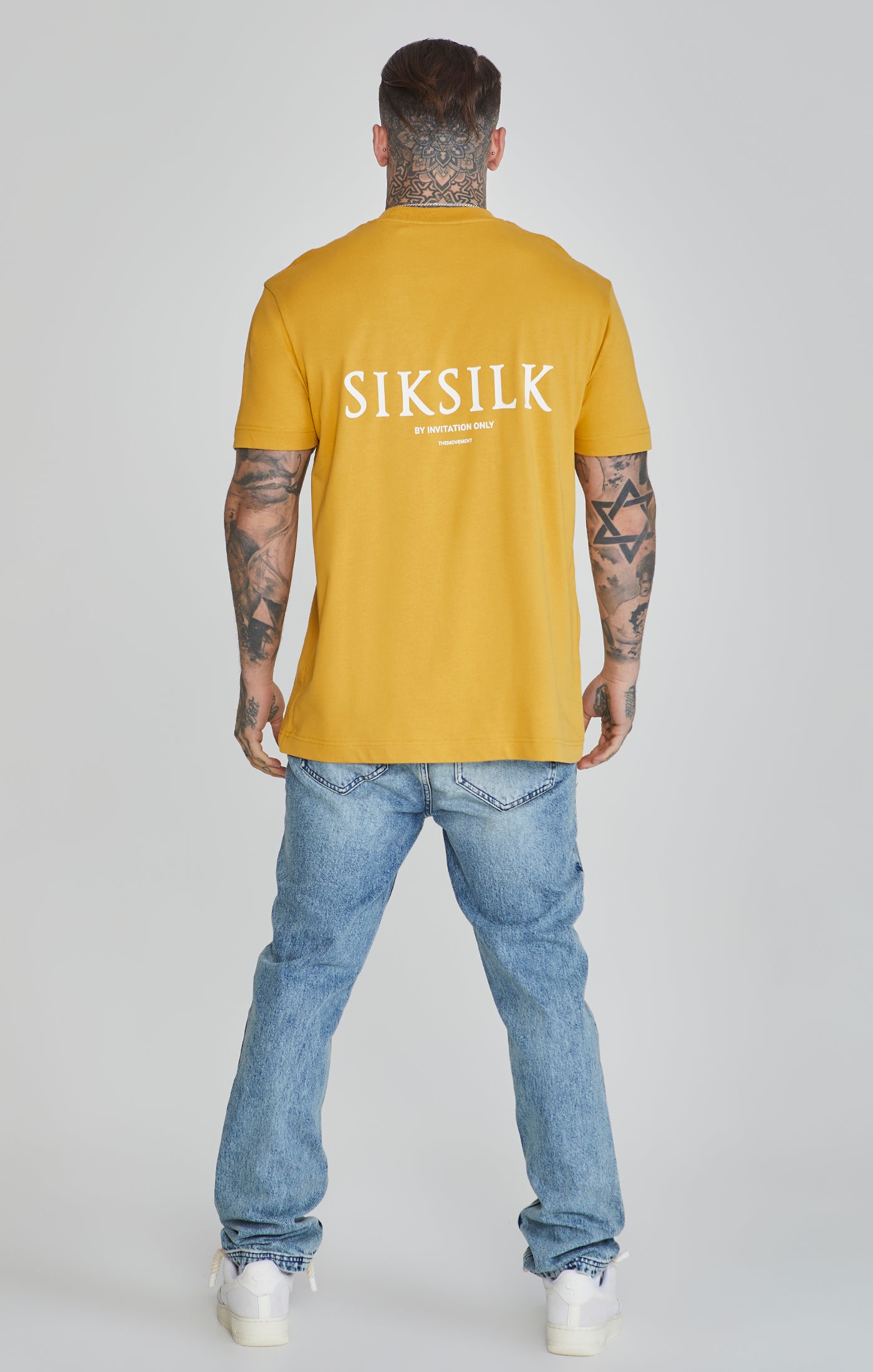 Graphic T-Shirt in Yellow T-Shirts SikSilk   