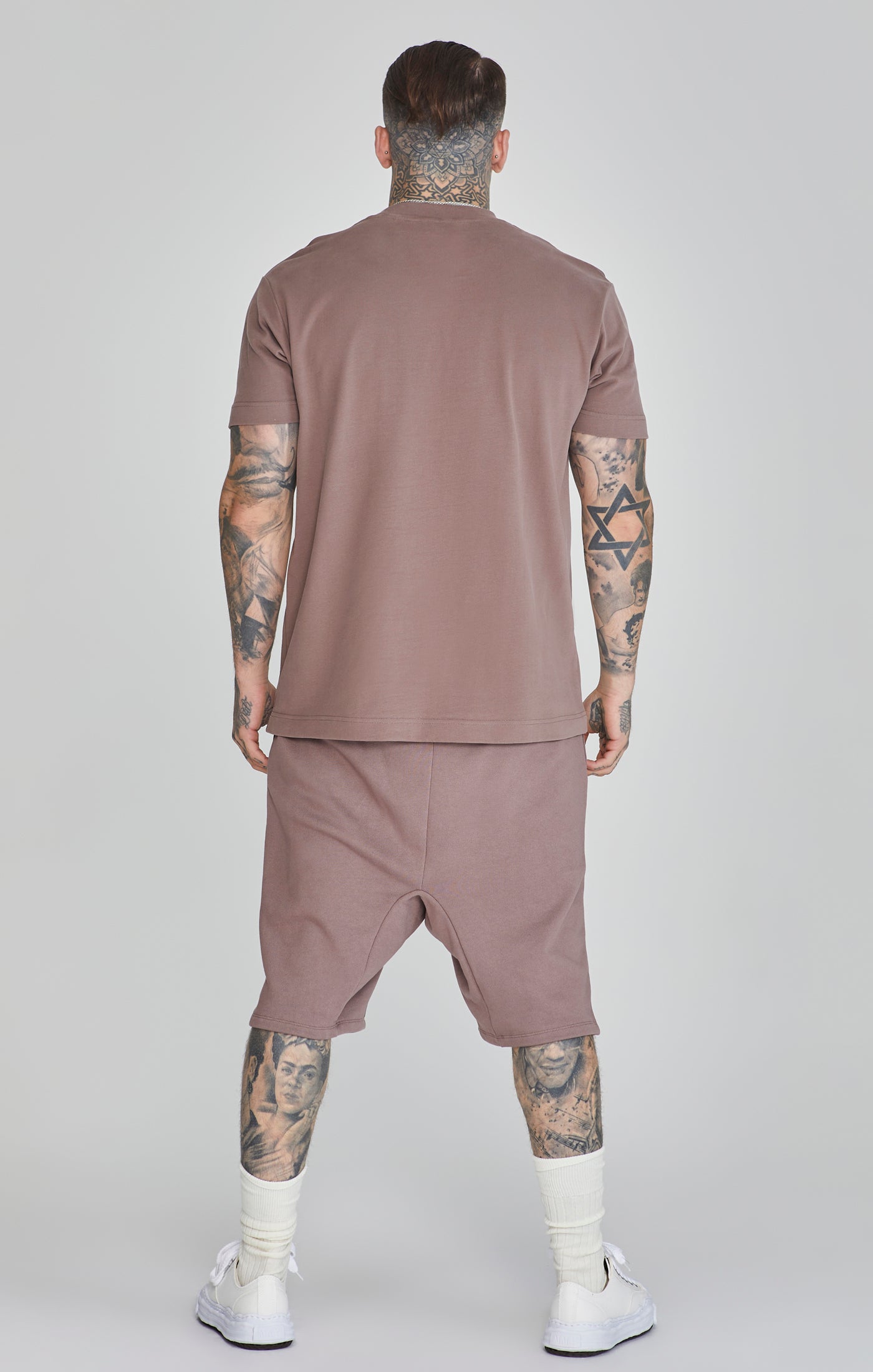 Logo T-Shirt in Brown T-Shirts SikSilk   