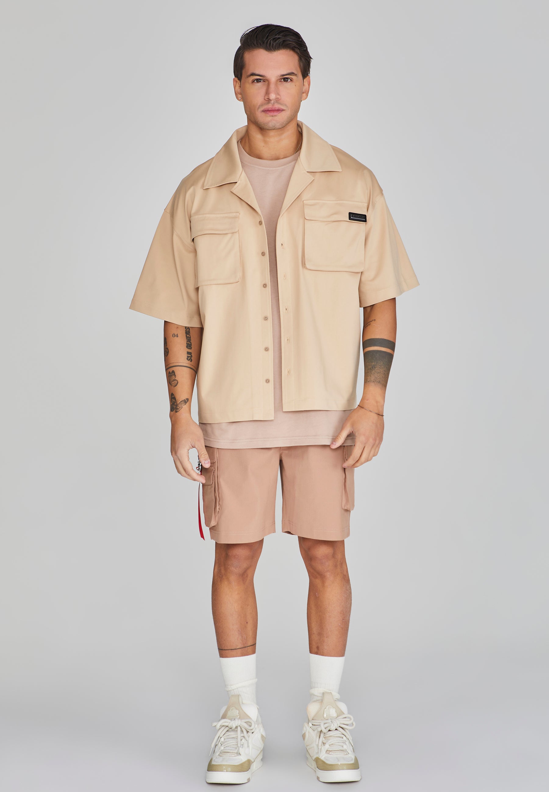 Cargo Shorts in Brown Shorts SikSilk   