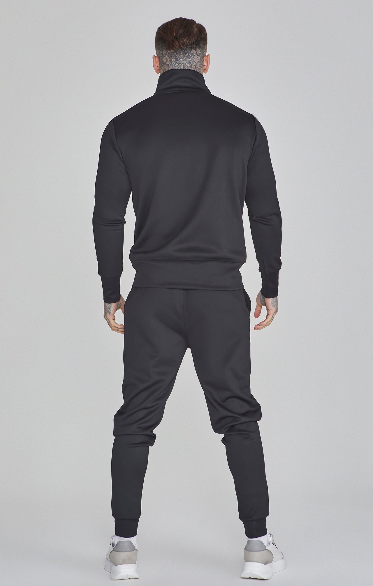 Essentials Poly Track Pants in Black Hosen SikSilk   