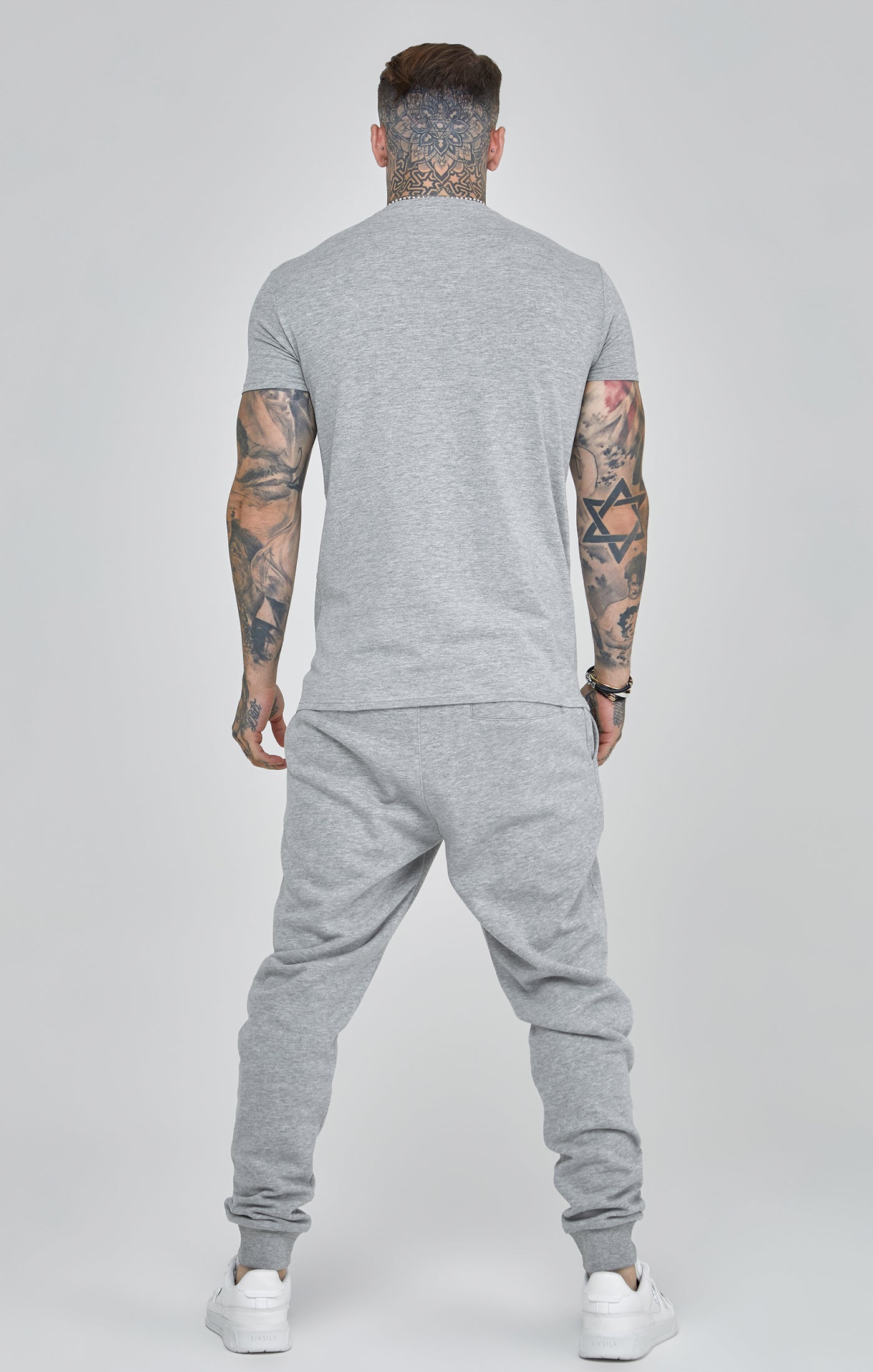 Essentials Joggers in Grey Marl Hosen SikSilk   