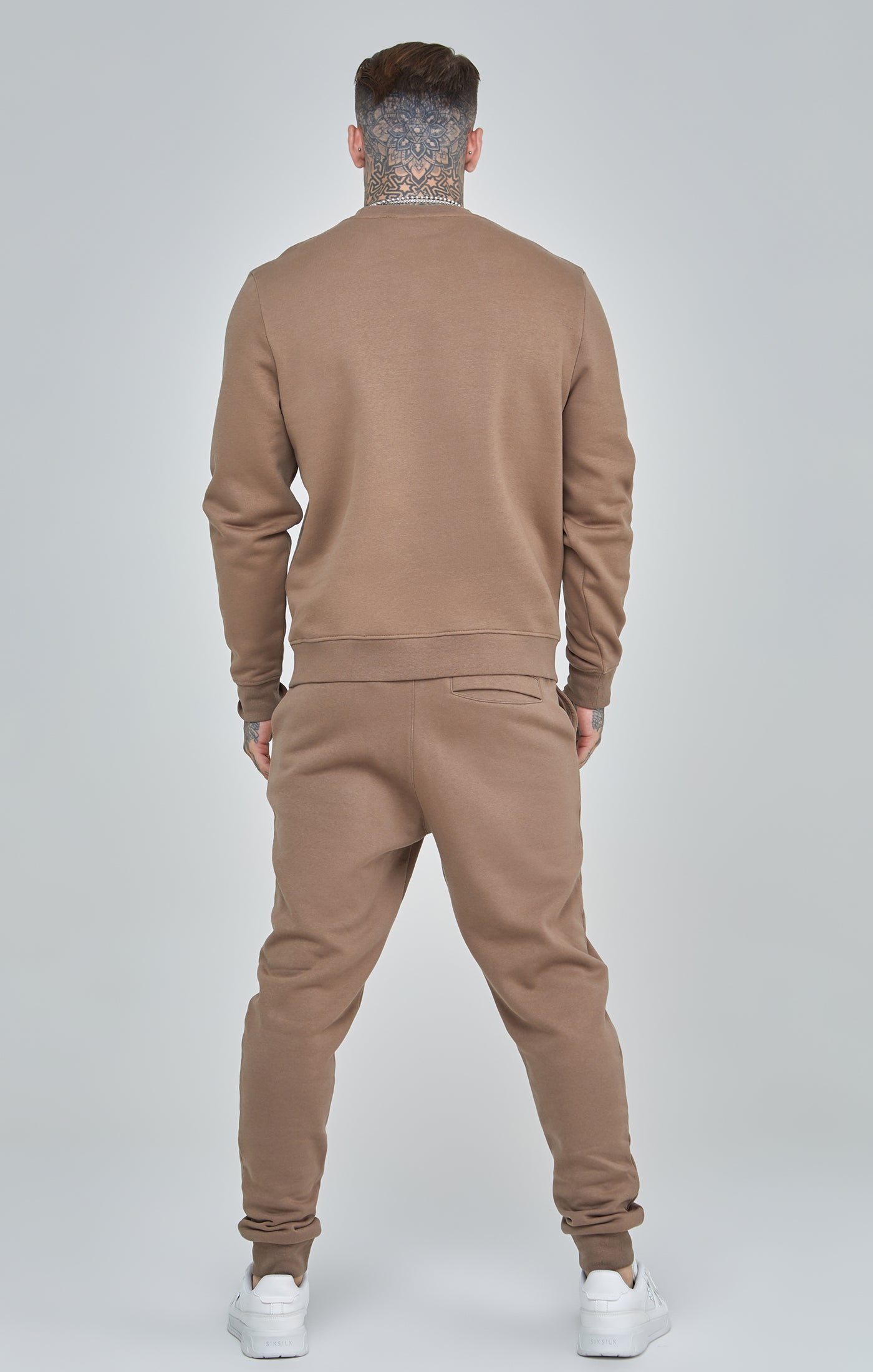 Essentials Sweater in Brown Sweatshirts SikSilk   