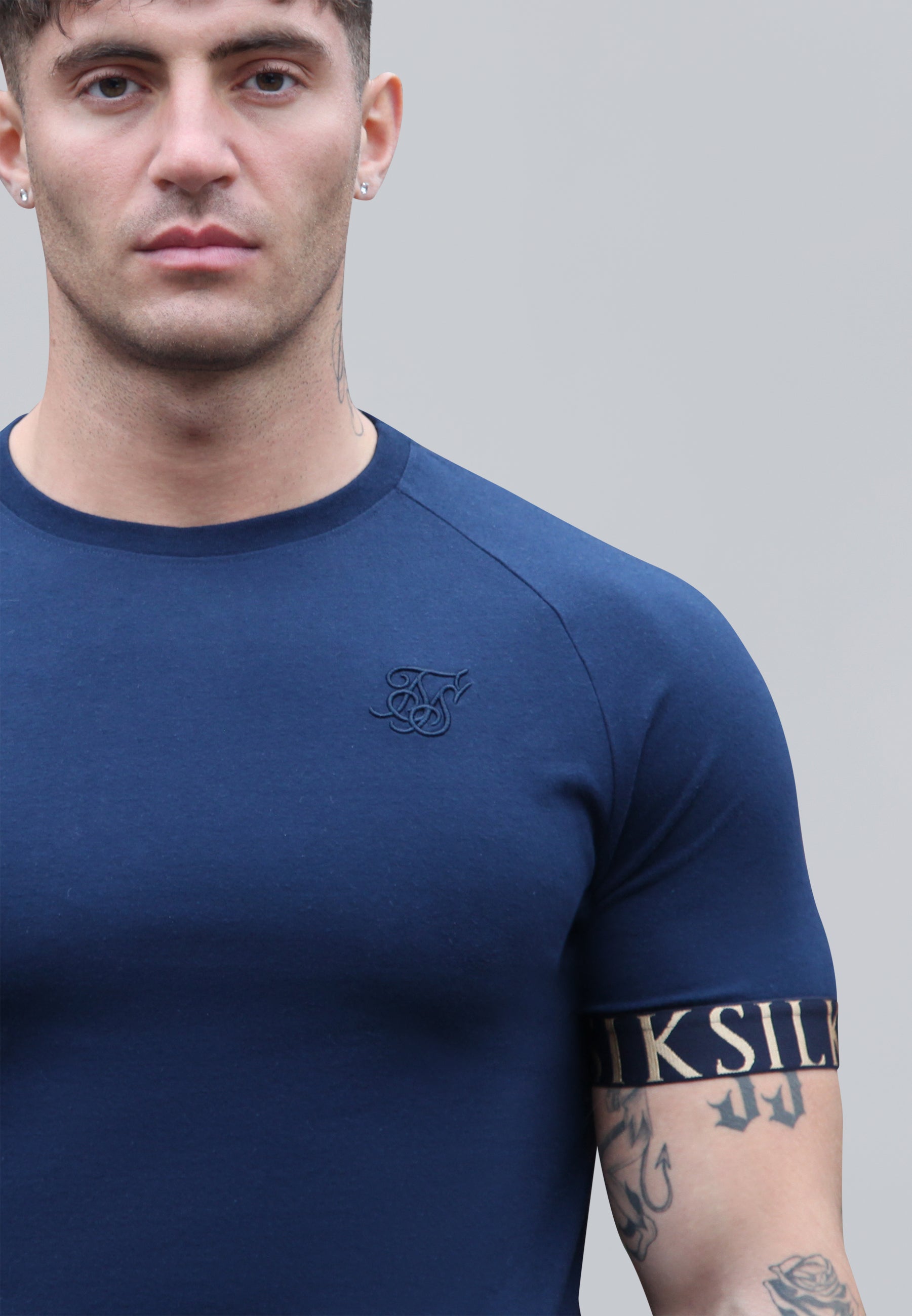 Tech T-Shirt in Navy T-Shirts SikSilk   