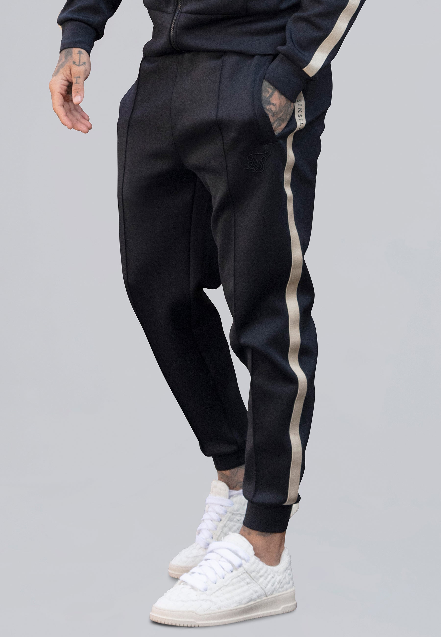 Smart Joggers in Black Hosen SikSilk   