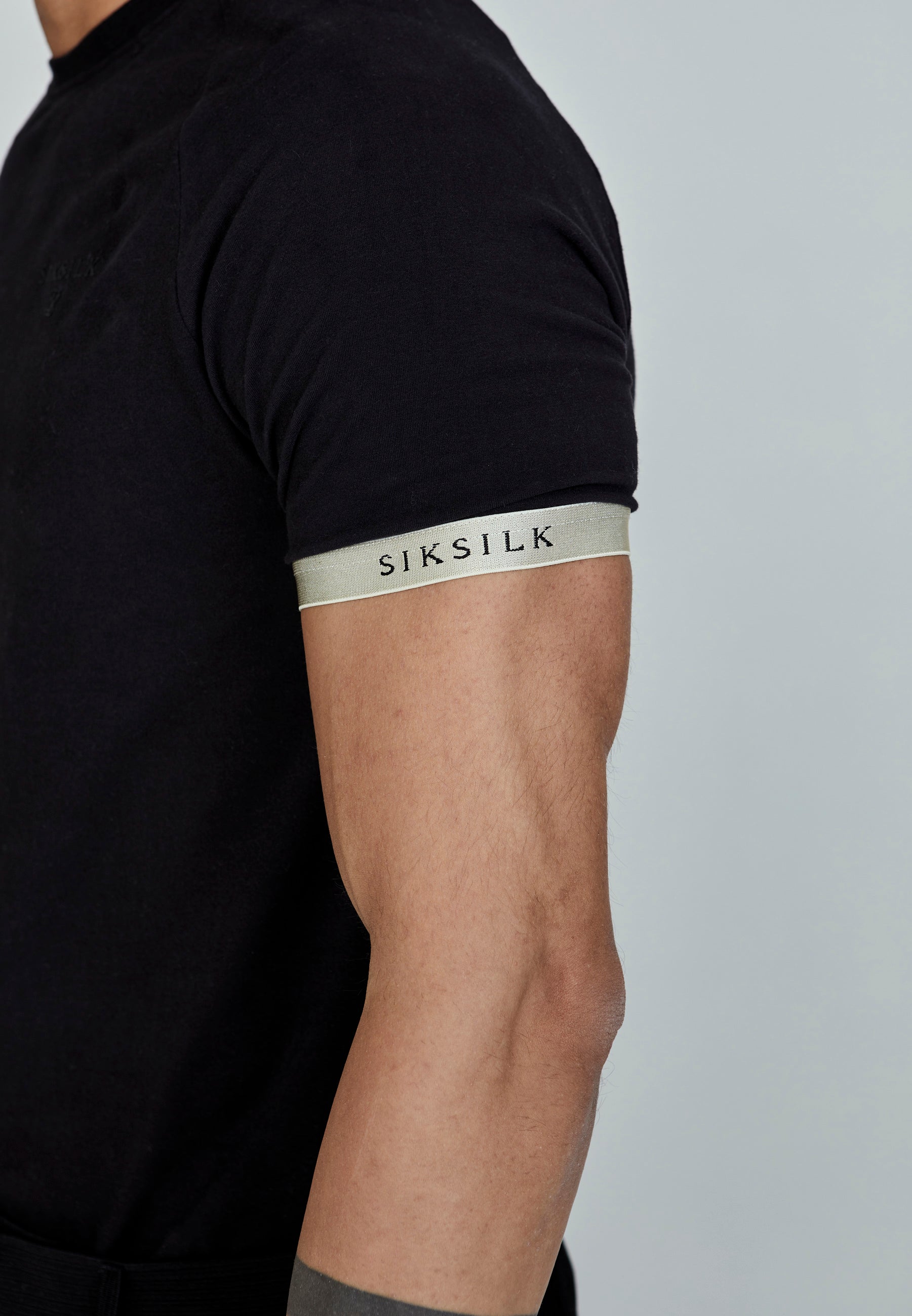 Tech T-Shirt in Black T-Shirts SikSilk   