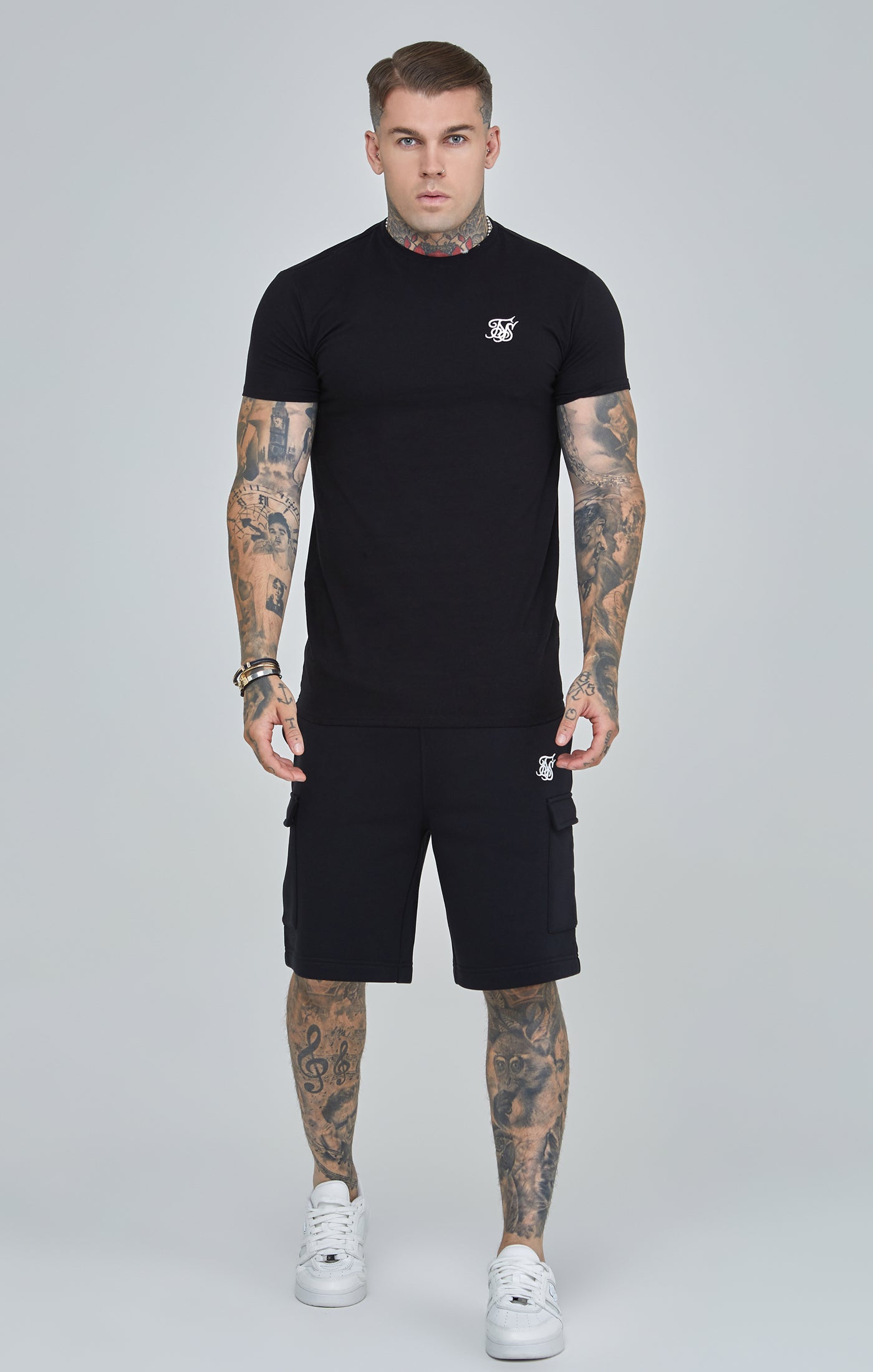 Essentials T-Shirt in Black T-Shirts SikSilk   