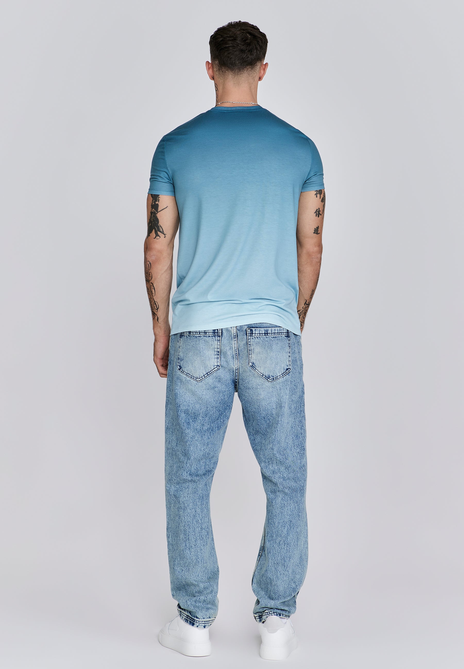 Fade T-Shirt in Green T-Shirts SikSilk