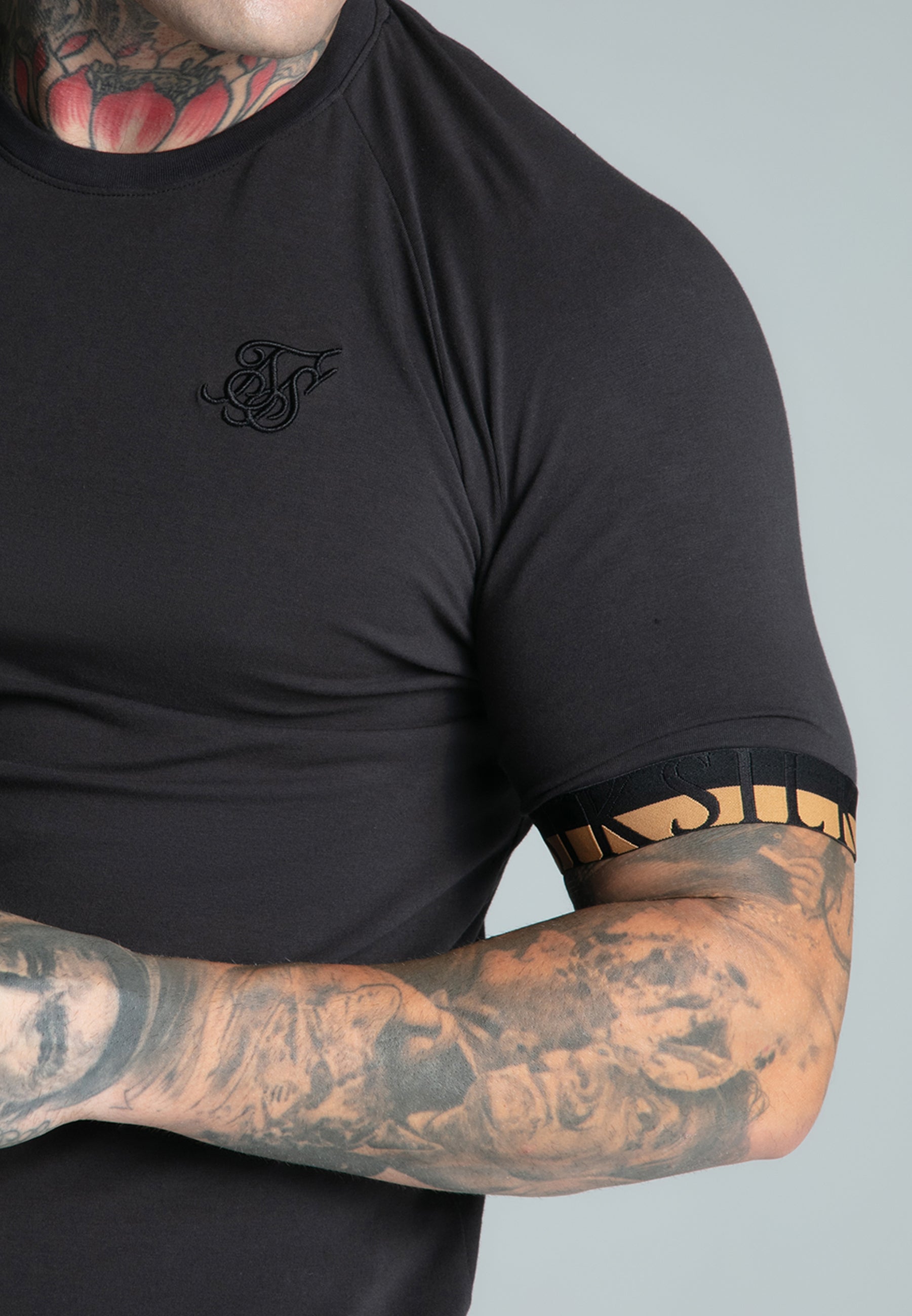Tech T-Shirt in Black T-Shirts SikSilk