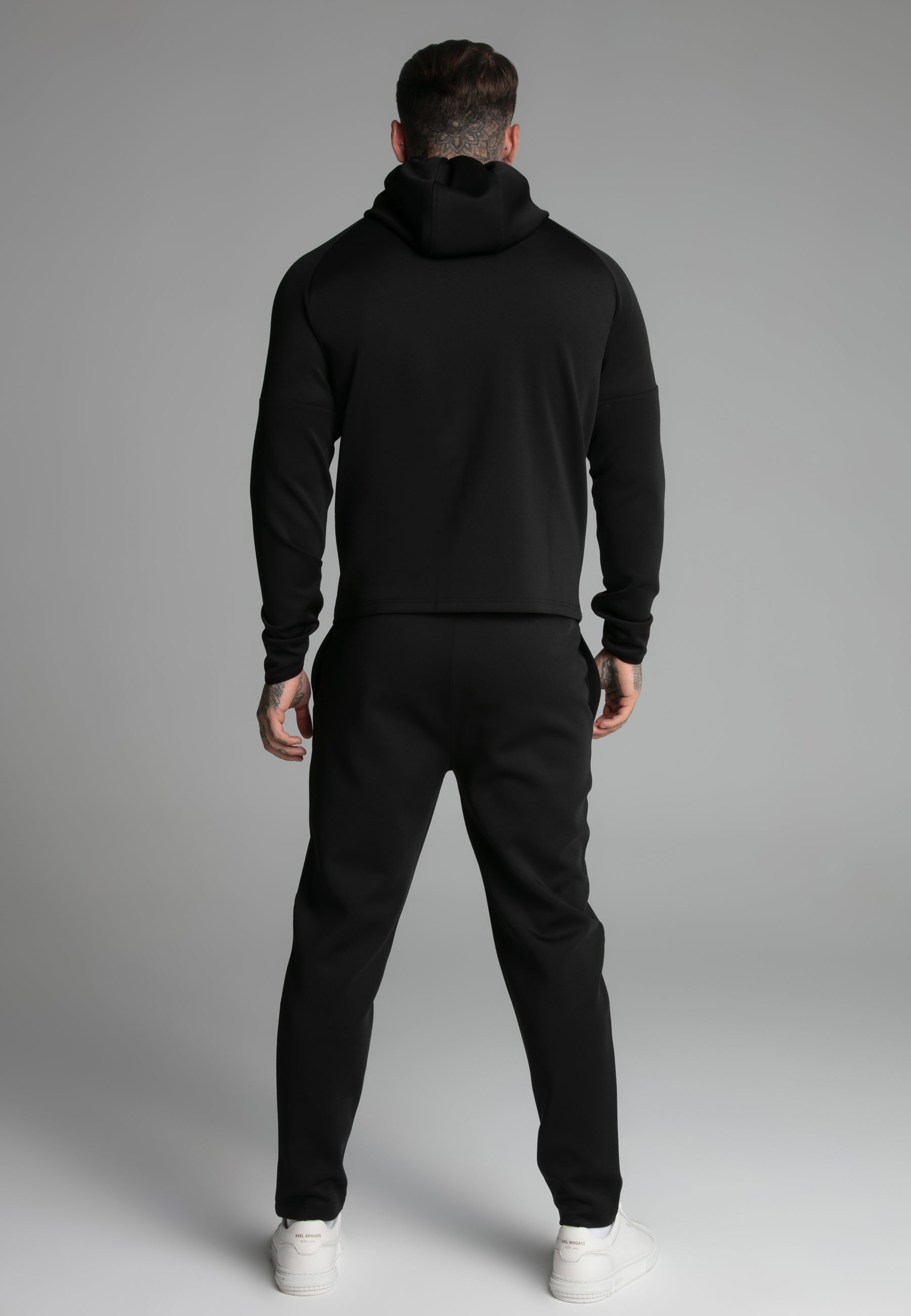 Full zip Hoodie in Black Sweatjacken SikSilk