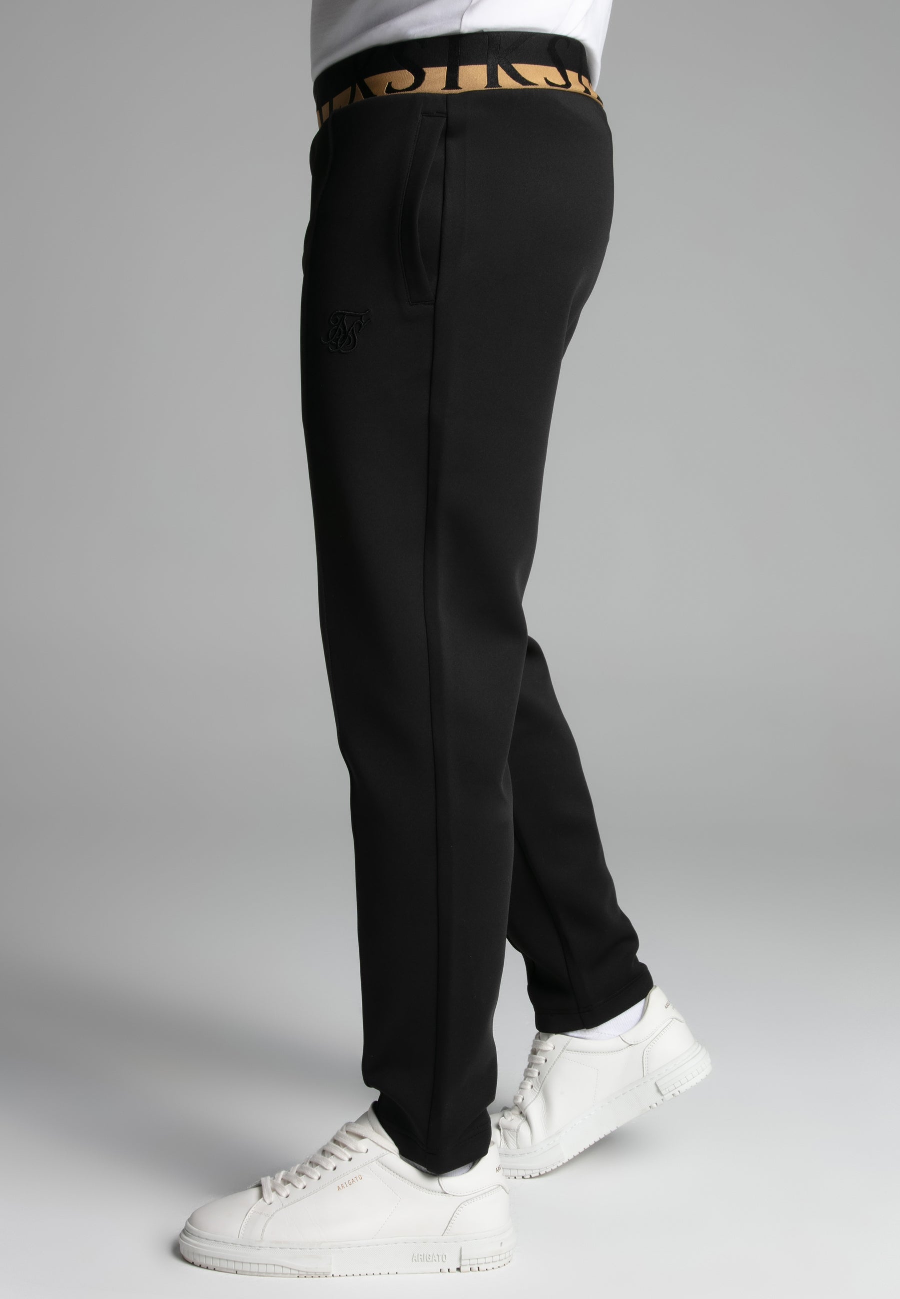 Smart Joggers in Black Hosen SikSilk