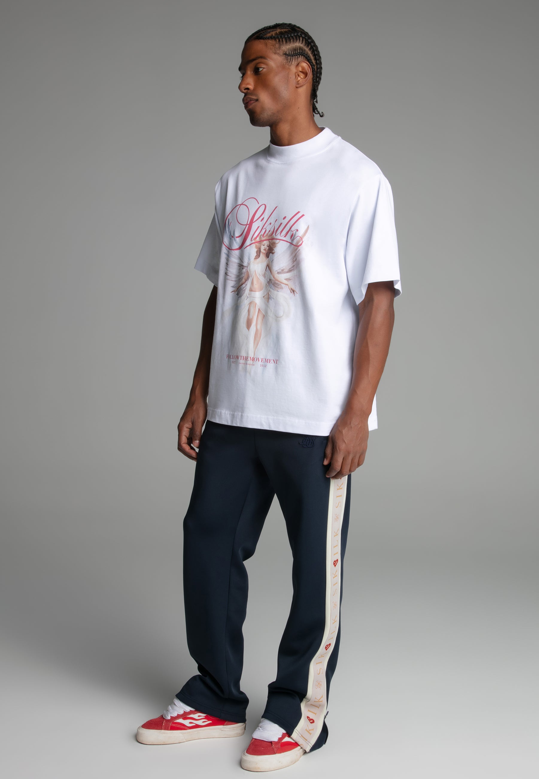 Angel T-Shirt in White T-Shirts SikSilk
