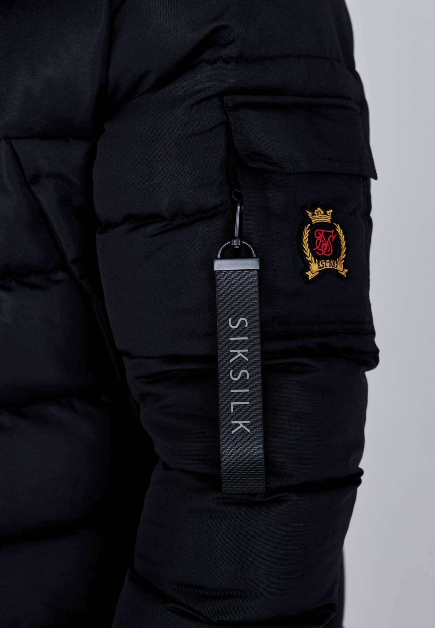 Parka in Black Jacken SikSilk