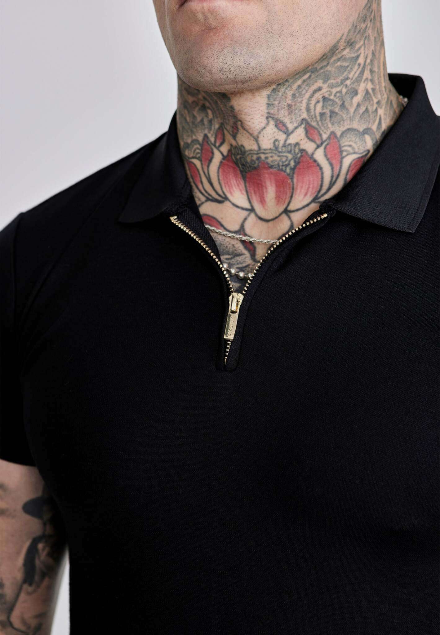 Smart Polo in Black T-Shirts SikSilk