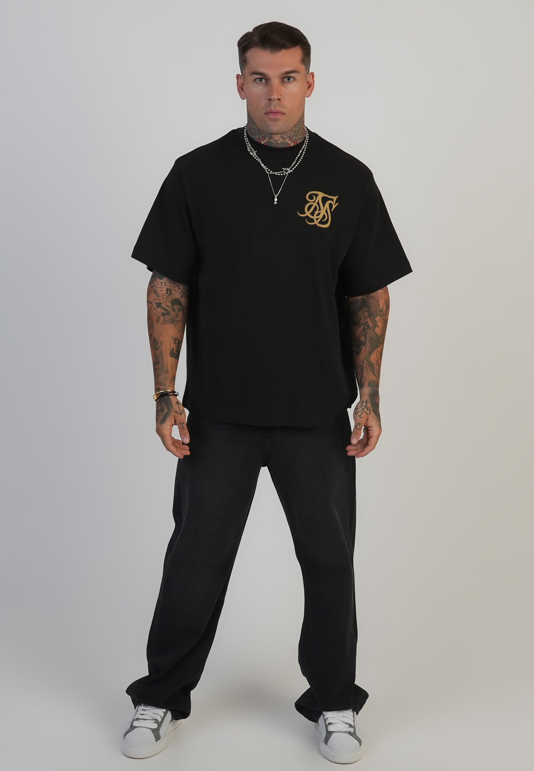 Logo T-Shirt in Black T-Shirts SikSilk