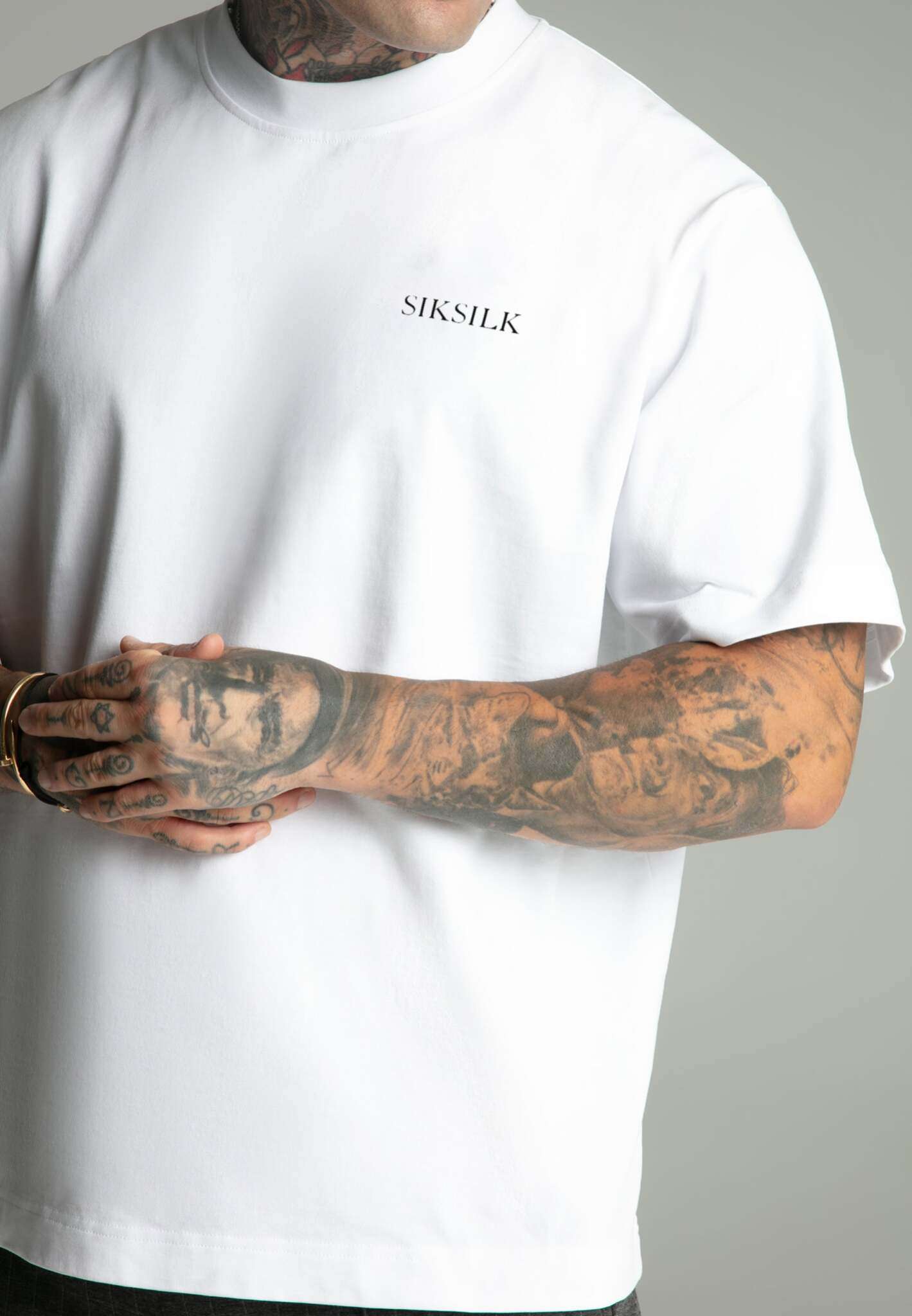 Graphic T-Shirt in White T-Shirts SikSilk