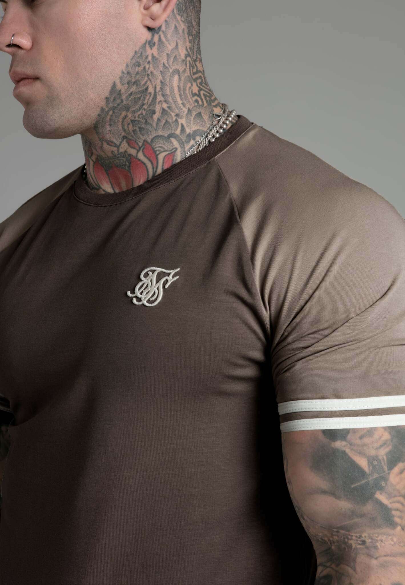 Tournament T-Shirt in Brown T-Shirts SikSilk